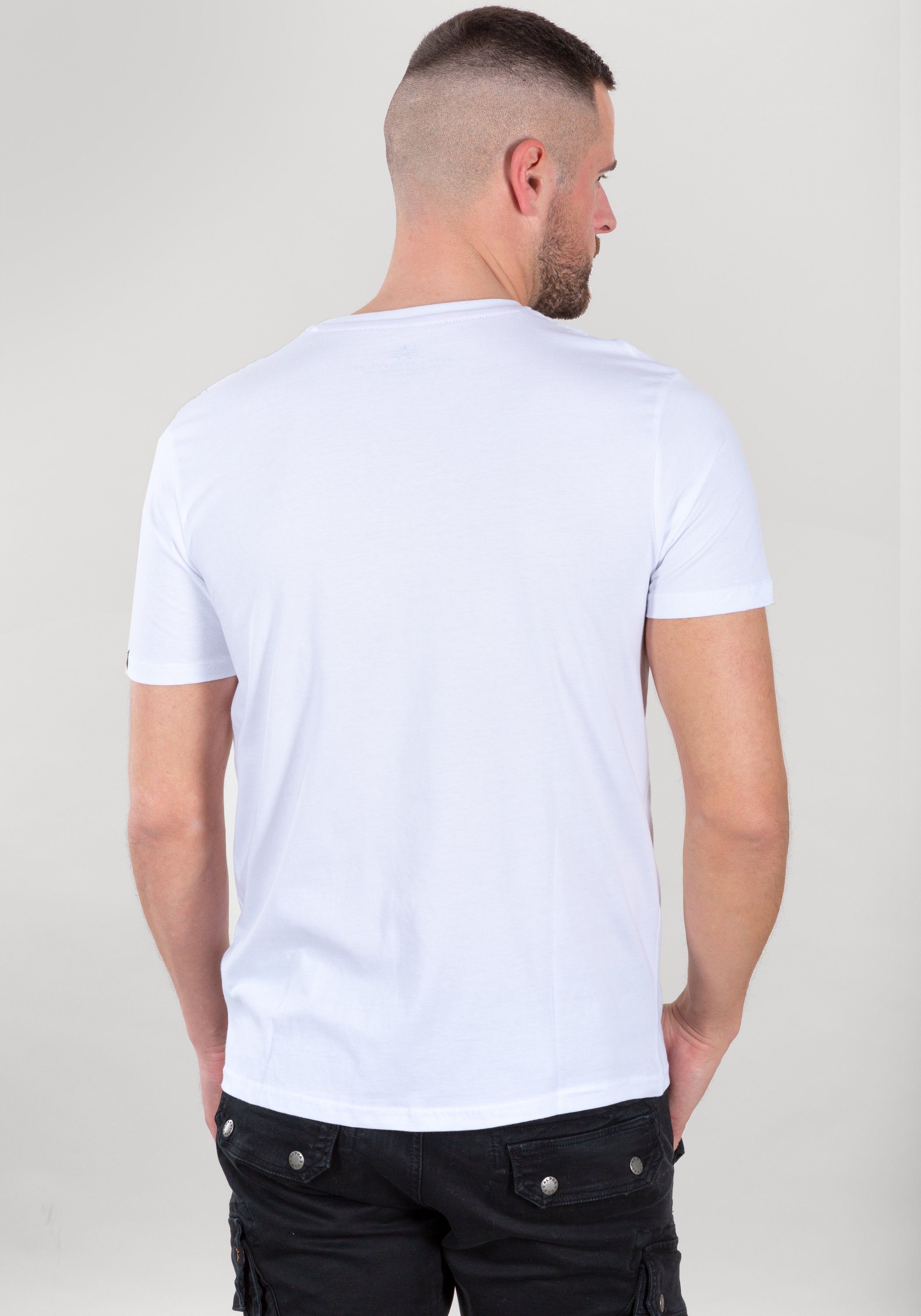 Men T T-Shirts Inlay Industries - Industries Alpha Alpha Alpha T-Shirt white