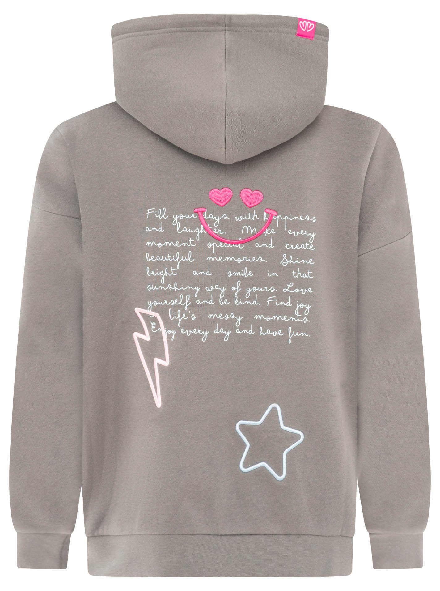 Zwillingsherz Hoodie Shine Bright – Bild 2 von 3