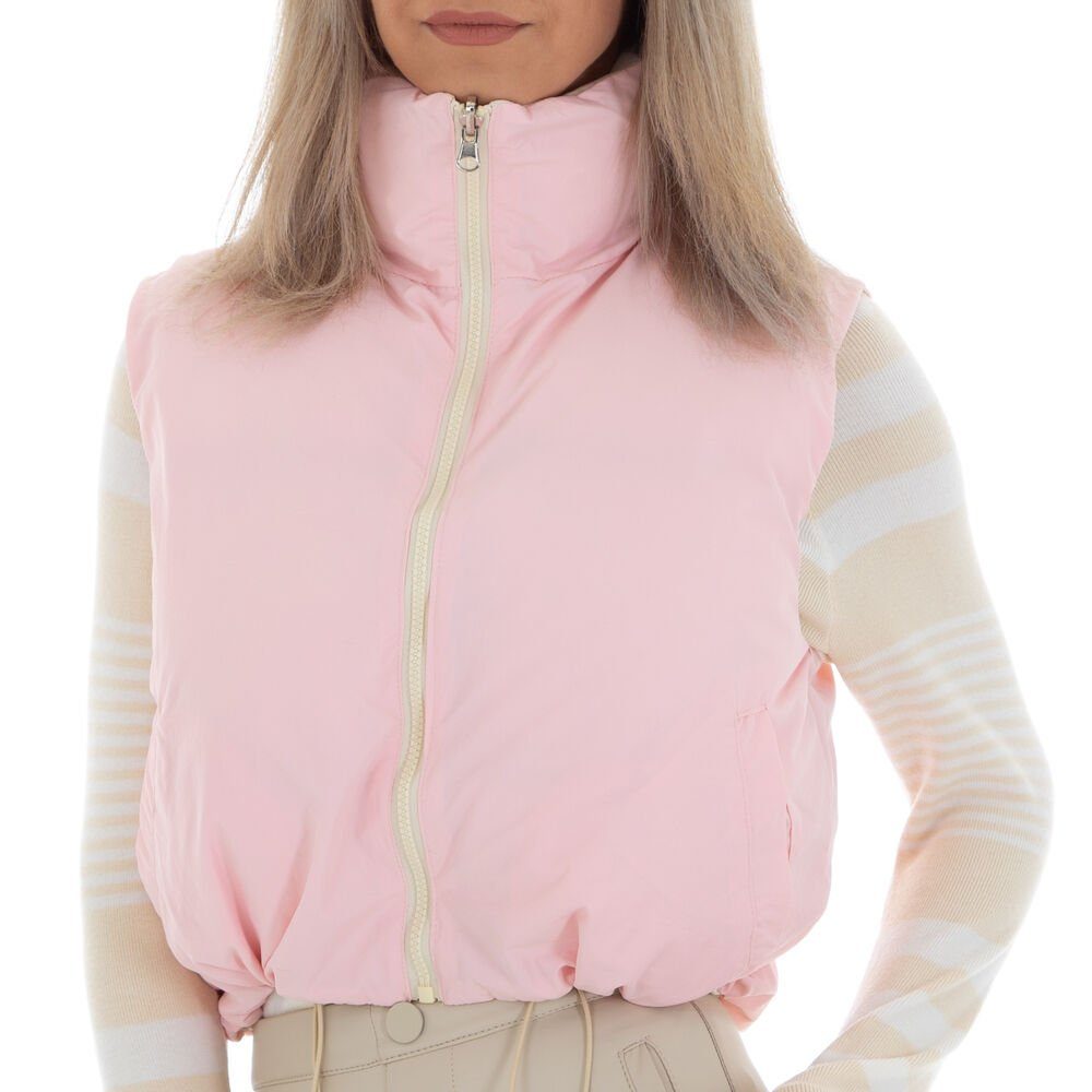 Ital-Design Kurzweste Damen Freizeit Gefütterte Jacke günstig online kaufen