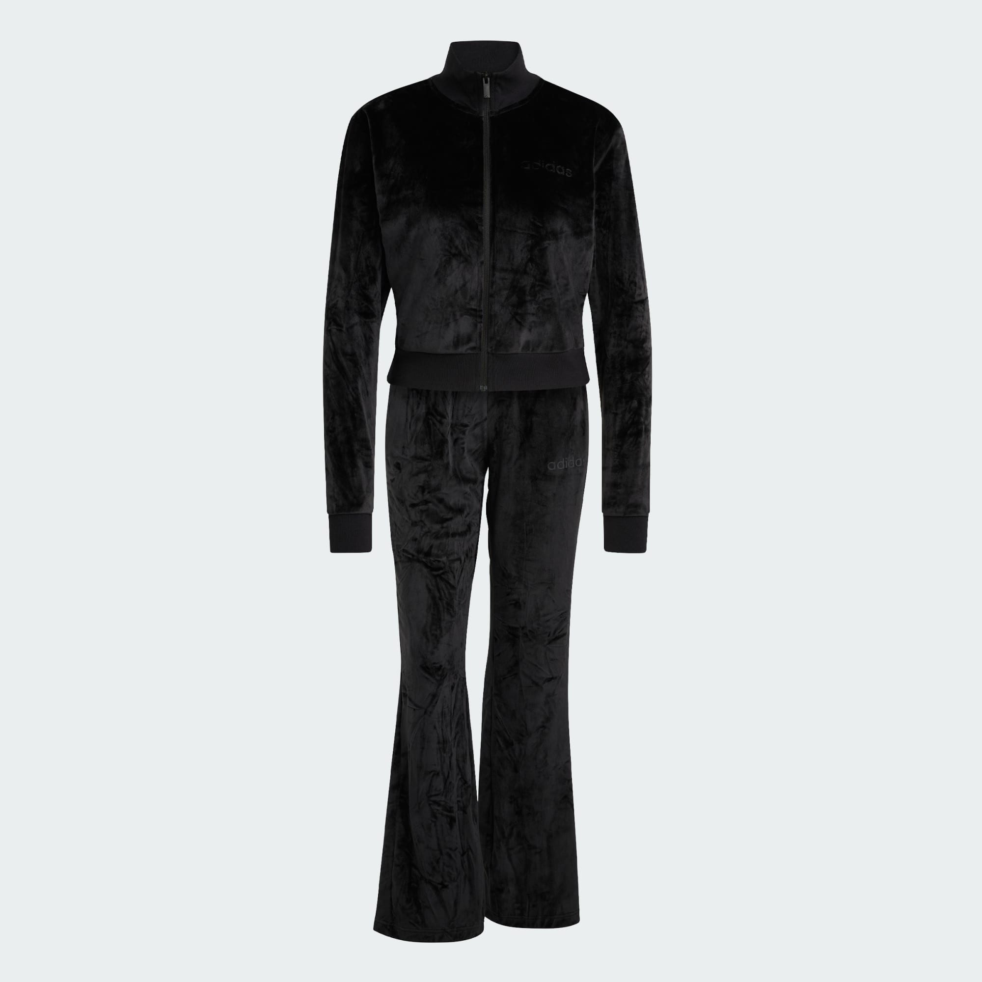 adidas Sportswear Hausanzug GLAM VELVET TRAININGSANZUG (1 tlg)