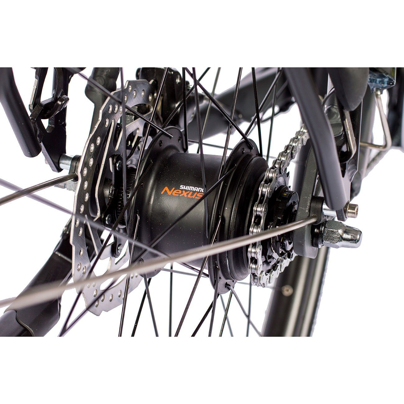 Shimano Schaltwerk, Herren Fahrrad City Zoll Rahmenhöhen CI.2880, NEXUS), 60 2024 Nabenschaltung, XXL & cm « » Modeljahr NEXUS 7 Cityrad (SHIMANO - Matt 56 Gang Airtracks Schwarz cm 28