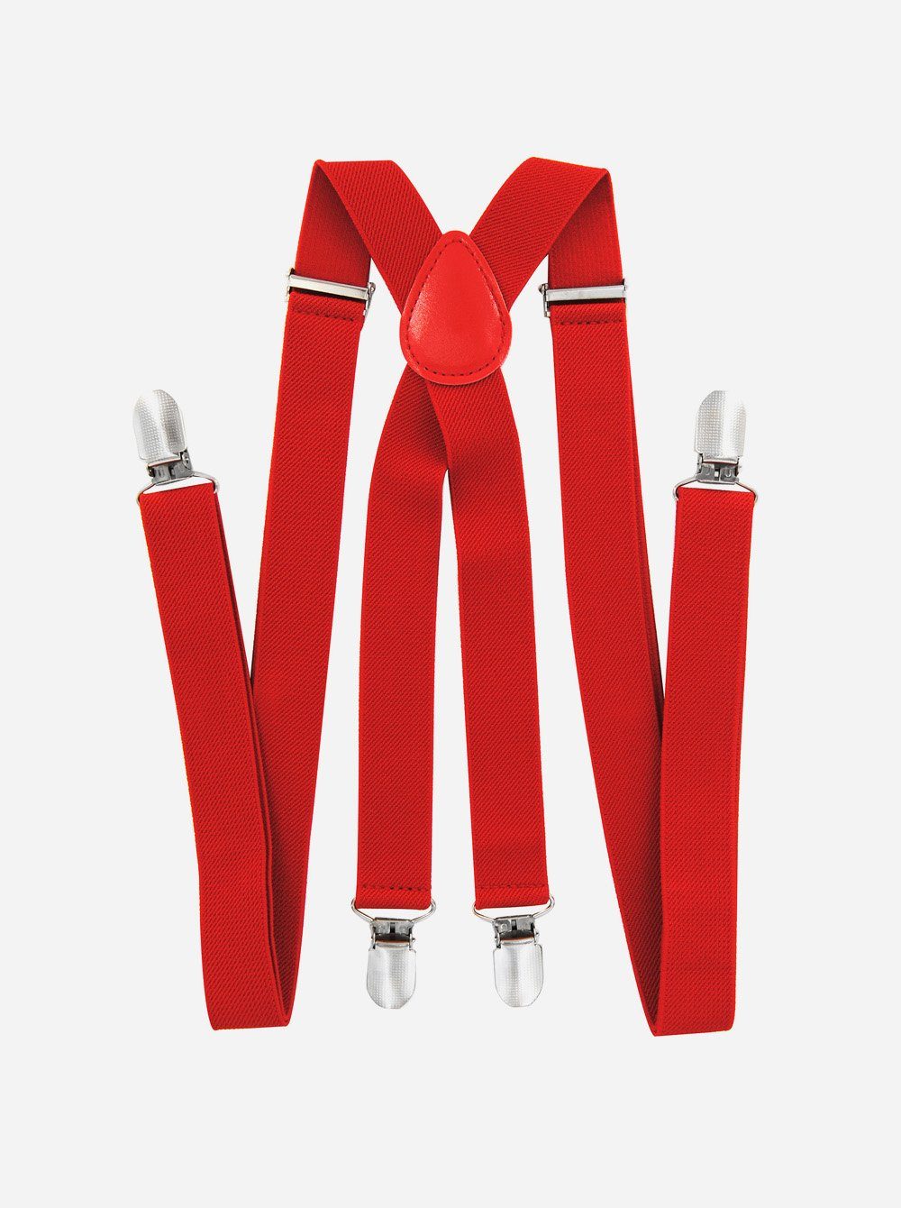 axy Hosenträger Herren Hosenträger mit Fliege Set (2-St., 2er Set) 4 Stabile Clips X-Form 2,5cm Breit verstellbar und elastisch