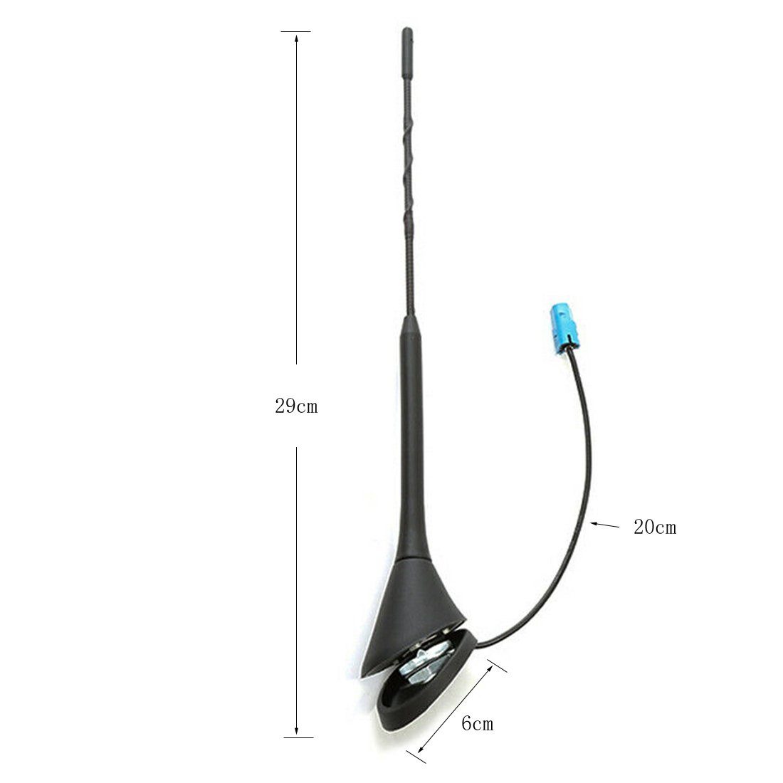 Bolwins B63C Auto Dachantenne Radio Antenne passend f Opel Omega Meriva Vectra Dachantenne (FM/AM, für Innenbereich oder Außenbereich, Verstärkung: 5 dB), stabi – Bild 3 von 5