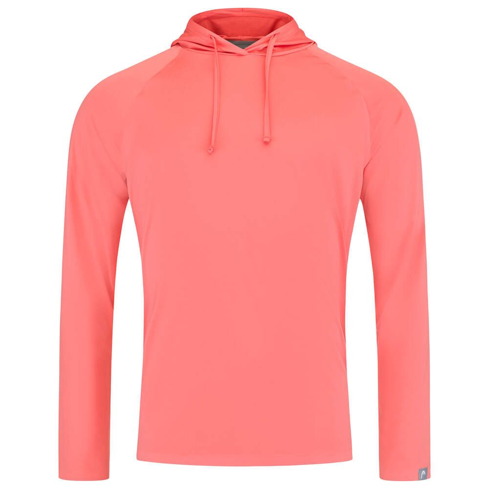 Head Kapuzenpullover Langarmshirt mit Kapuze Functional (hoher Tragekomfort) korallrot
