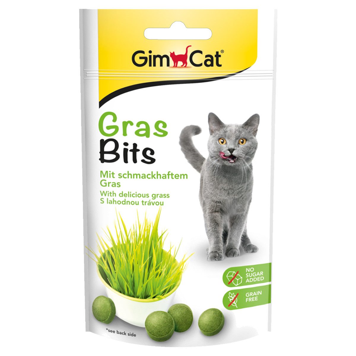 GimCat GrasBits 40 g, Nahrungsergänzungsmittel für: Katze