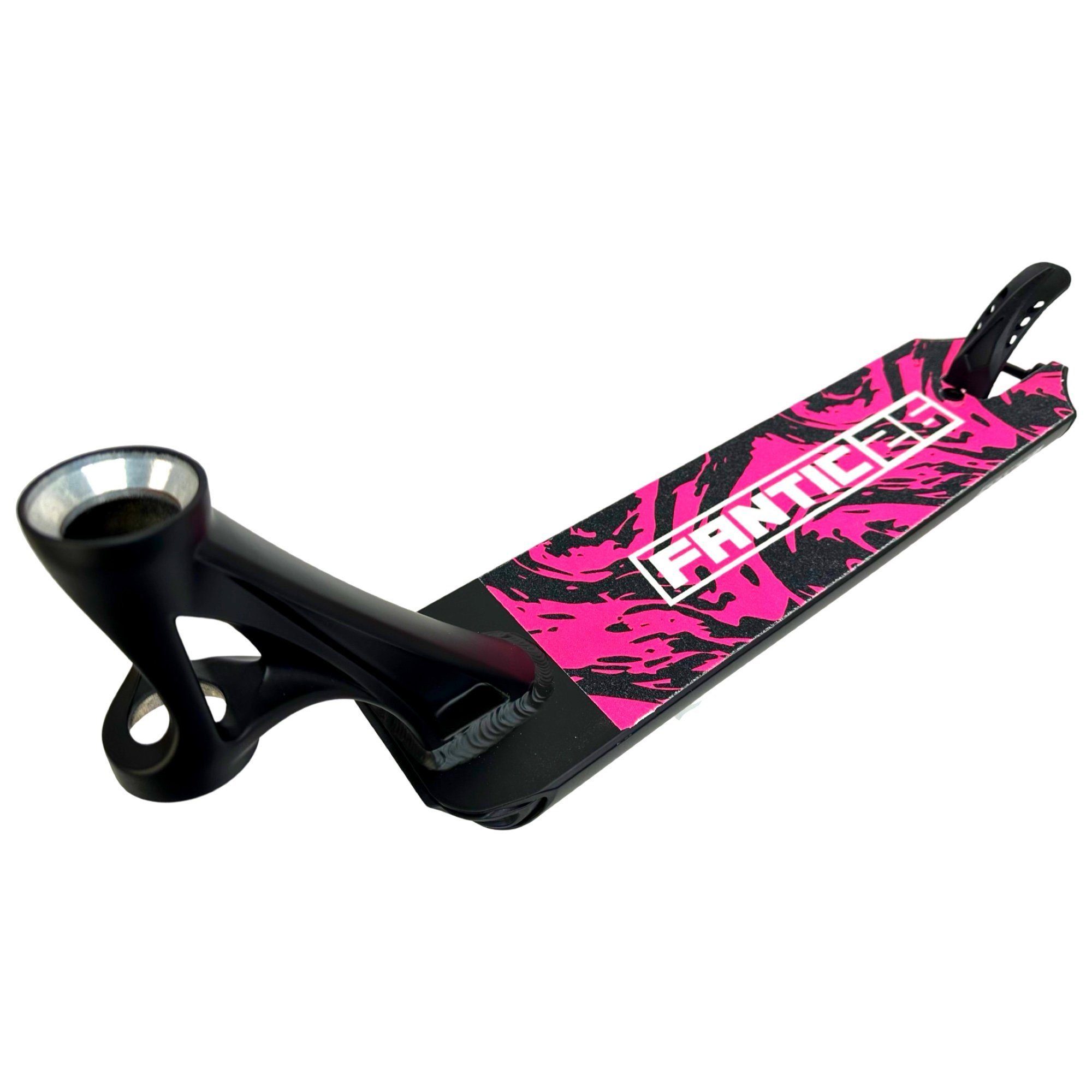 x Stunt-Scooter Stuntscooter 15,5cm Swirl Griptape 58,5cm Fantic26 Fantic26 Schwarz/Pink