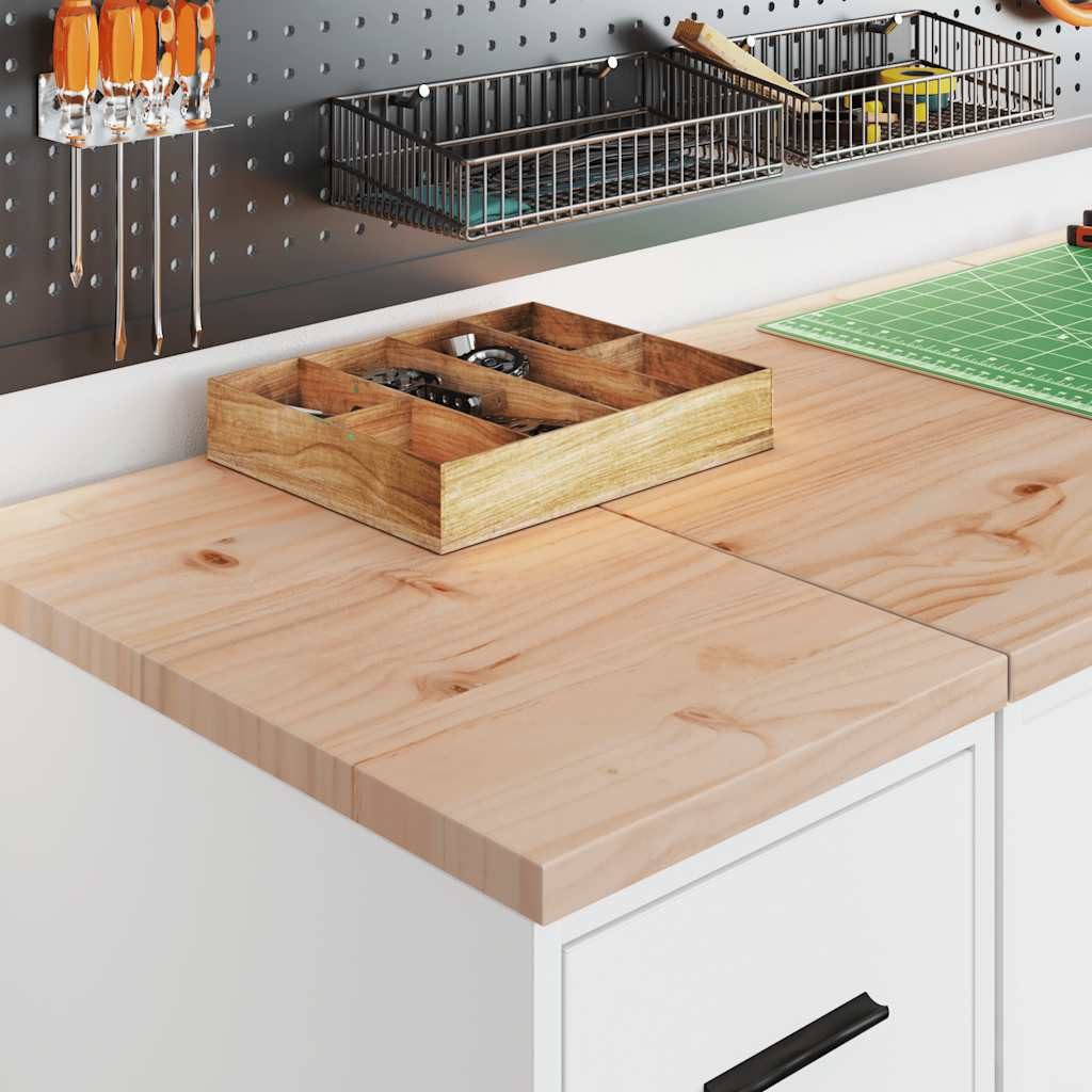 vidaXL Werkzeugschrank Garagen-Aufbewahrungsschrank Weiß 30x51x85 cm Massivholz Kiefer (1-St)