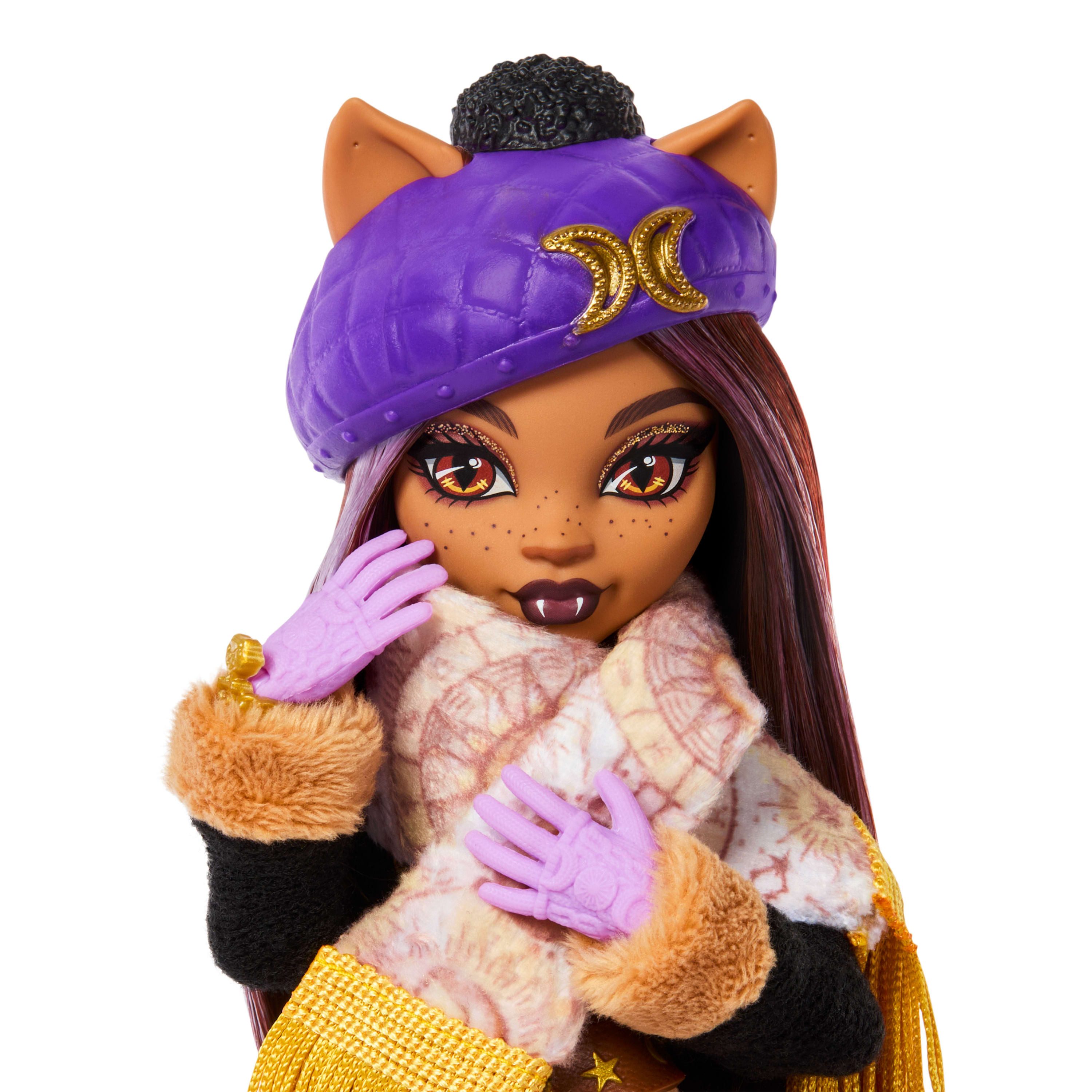MonsterHigh™ Anziehpuppe Monster High Skulltimate Secrets Hütten-Gruselurlaub, Clawdeen Wolf
