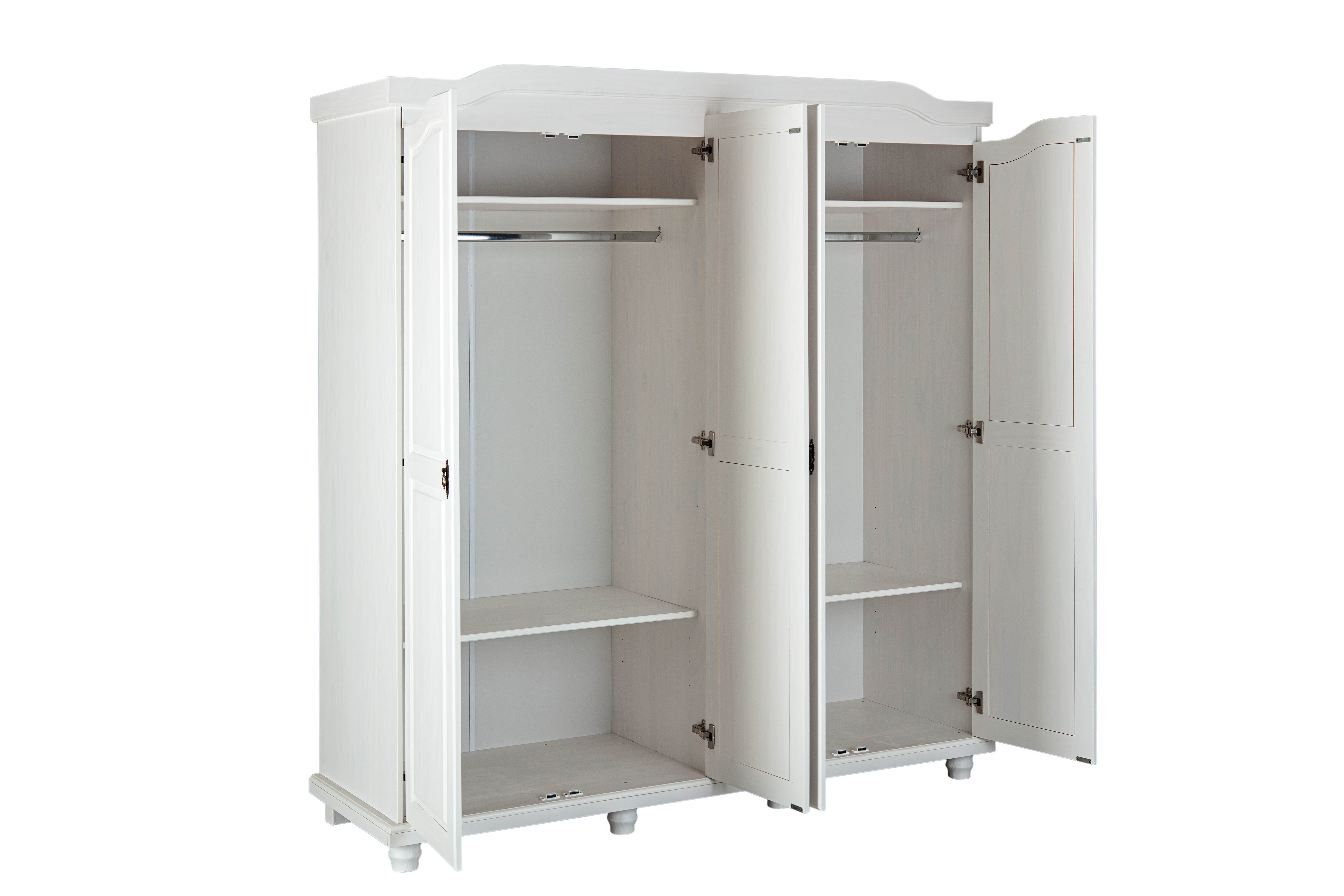 Inter Link Kleiderschrank Isny Massivholz Kleiderschrank, günstig online kaufen