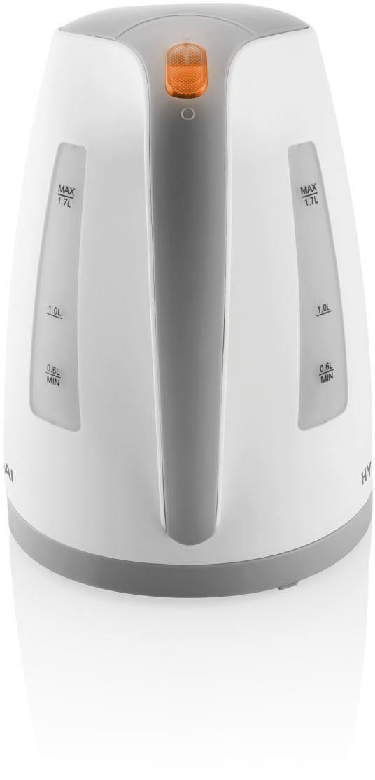 Hyundai Wasserkocher VK107G, 1,7 l, 2200 W, Sicherheits-Thermosicherung, herausnehmbarer Filter – Bild 3 von 5
