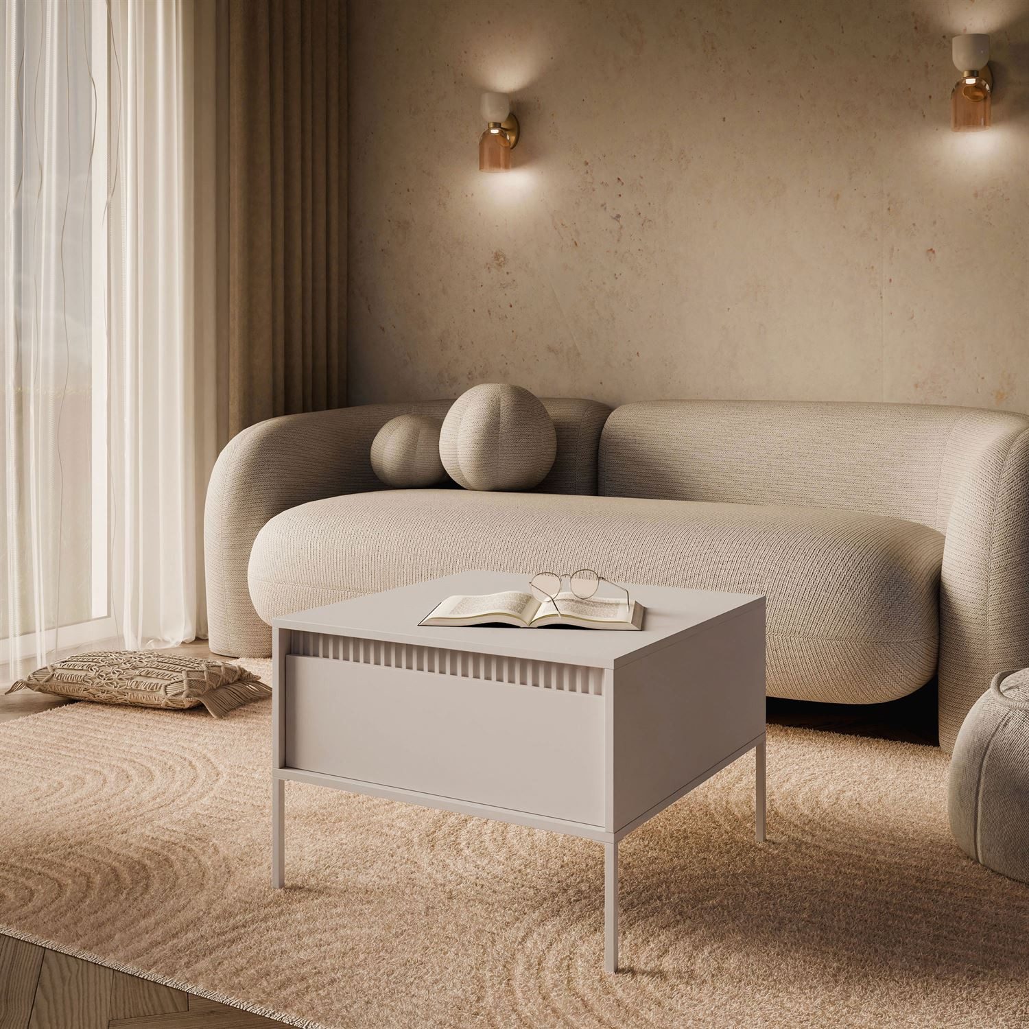 Lookway Couchtisch YASUMI mit Stauraum – praktische Schublade günstig online kaufen