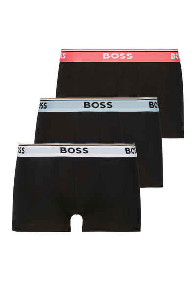 BOSS Trunk Trunk 3P Power (Packung, 3-St., 3er) mit elastischem Bund