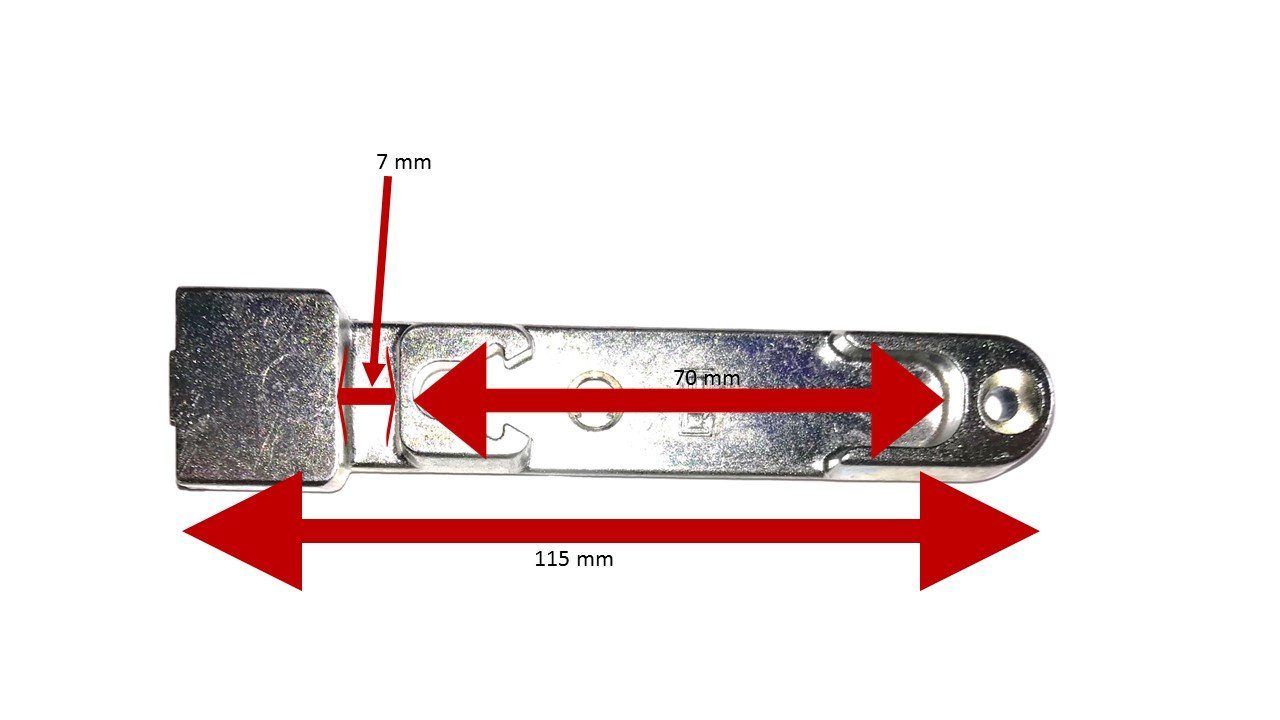 verzinkt Kippblech St), auch A0615 Druckguss Siegenia Fensterbeschlag verzinkt Typ 0615 Siegenia silber (1