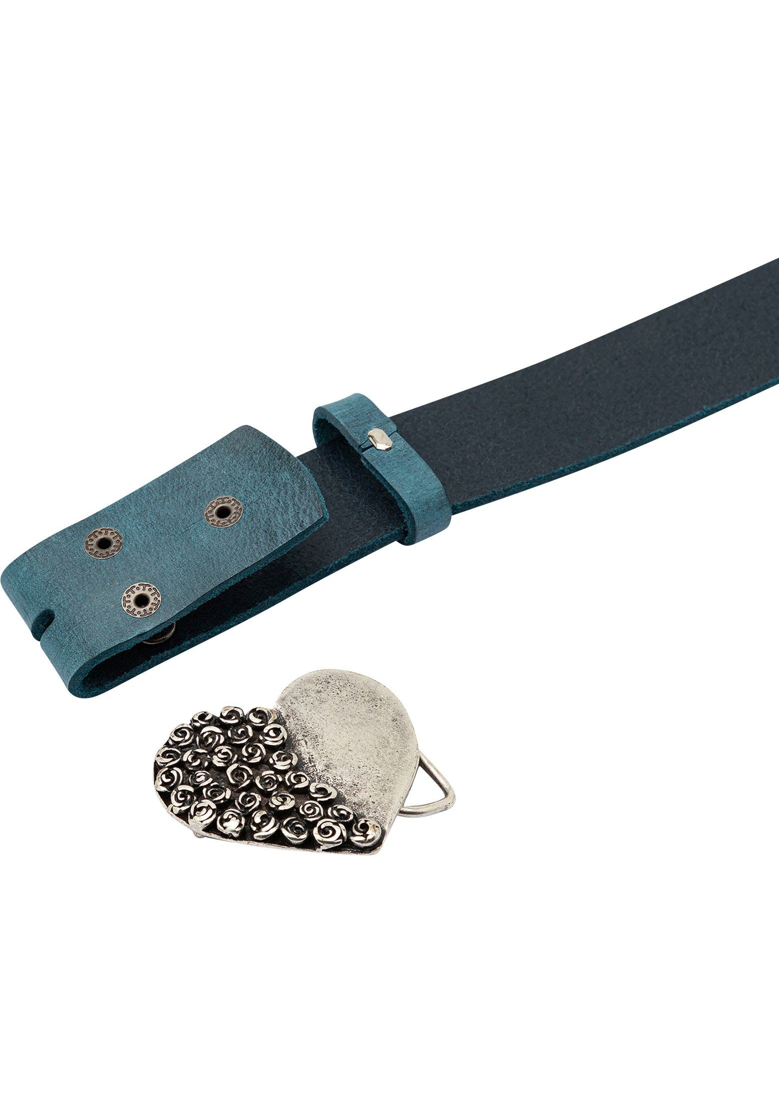 Rettungsring Gürtel Ledergürtel mit austauschbarer Schließe »Rosenherz Halb günstig online kaufen