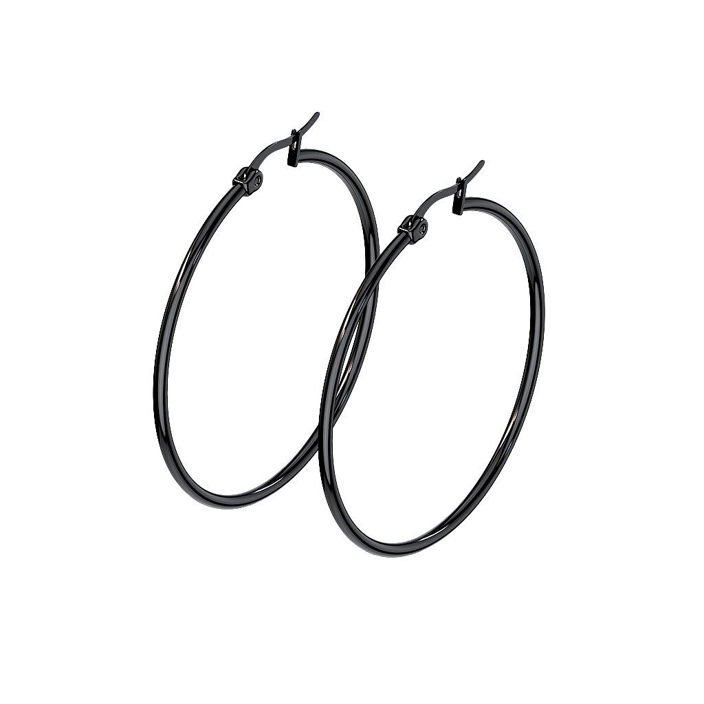 Taffstyle Paar Creolen Damen Ohrringe große Runde Creolen Elegante stilvolle Ohrhänger (Ohrringe Creolen Frauen Damen Schmuck Geschenke zum Geburtstag Weihnachten Valentinstag Muttertag)