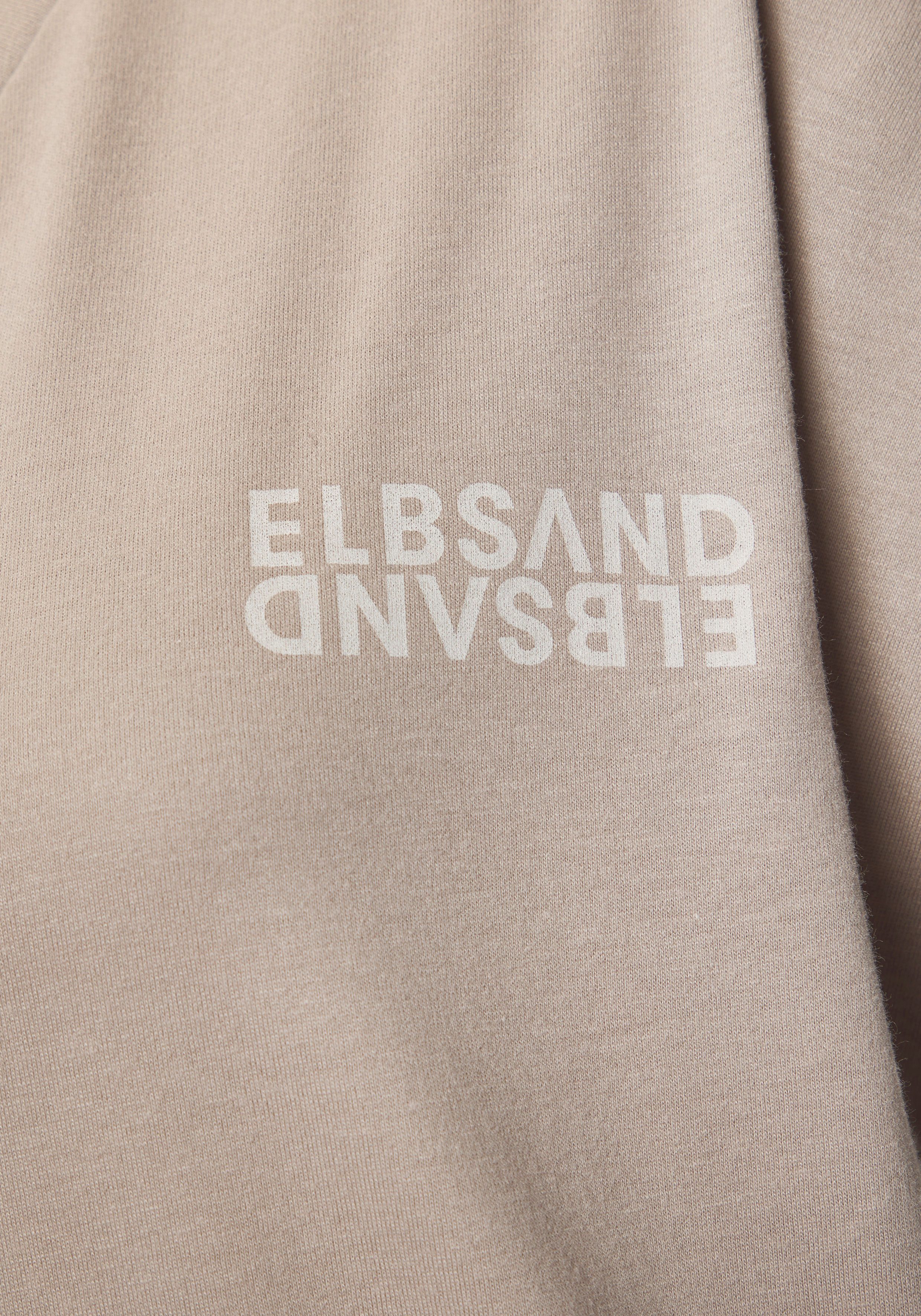 Elbsand V-Shirt Pajuk mit Logoprint, Kurzarmshirt, Basic