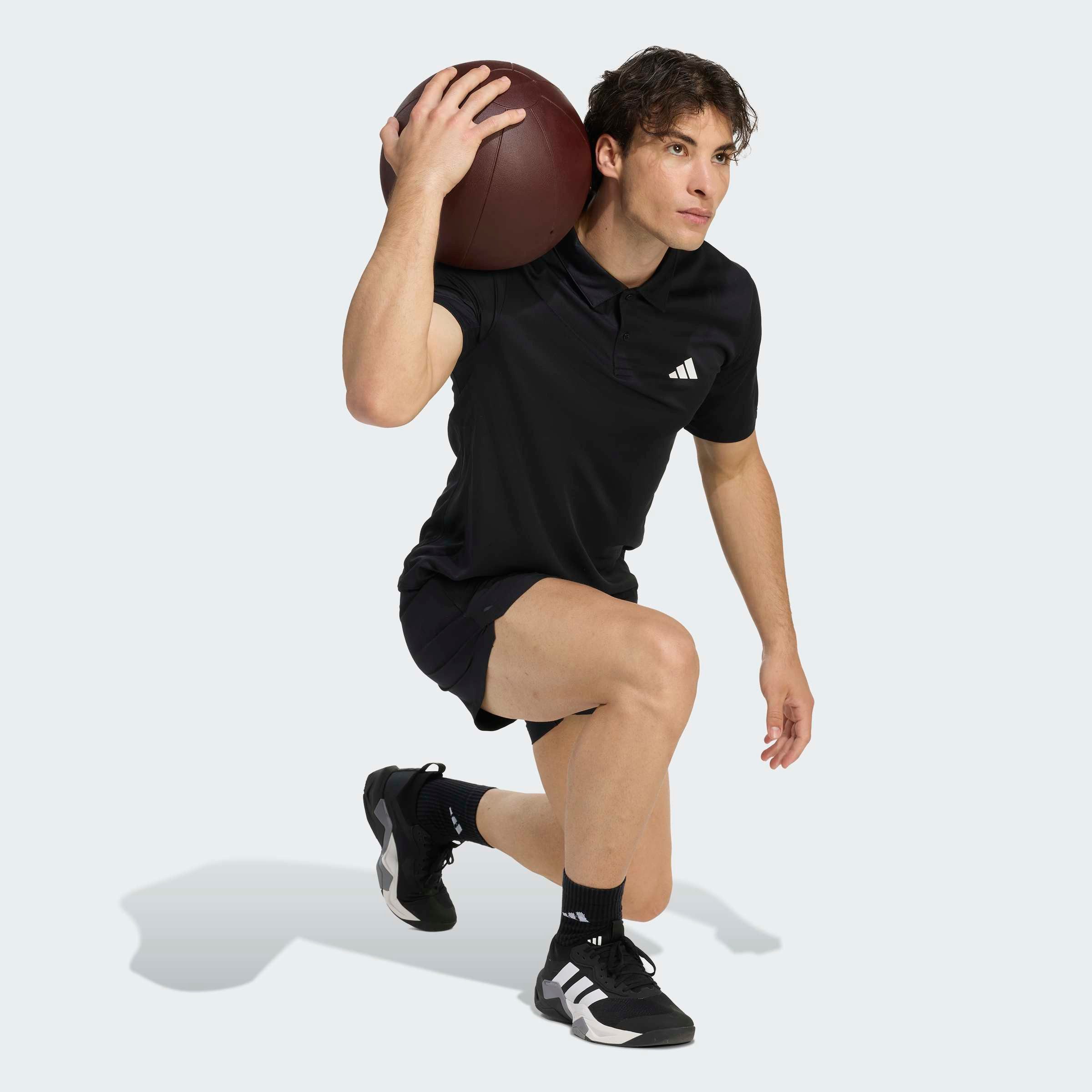 adidas Performance Poloshirt WORKOUT ESSENTIALS BASE POLO