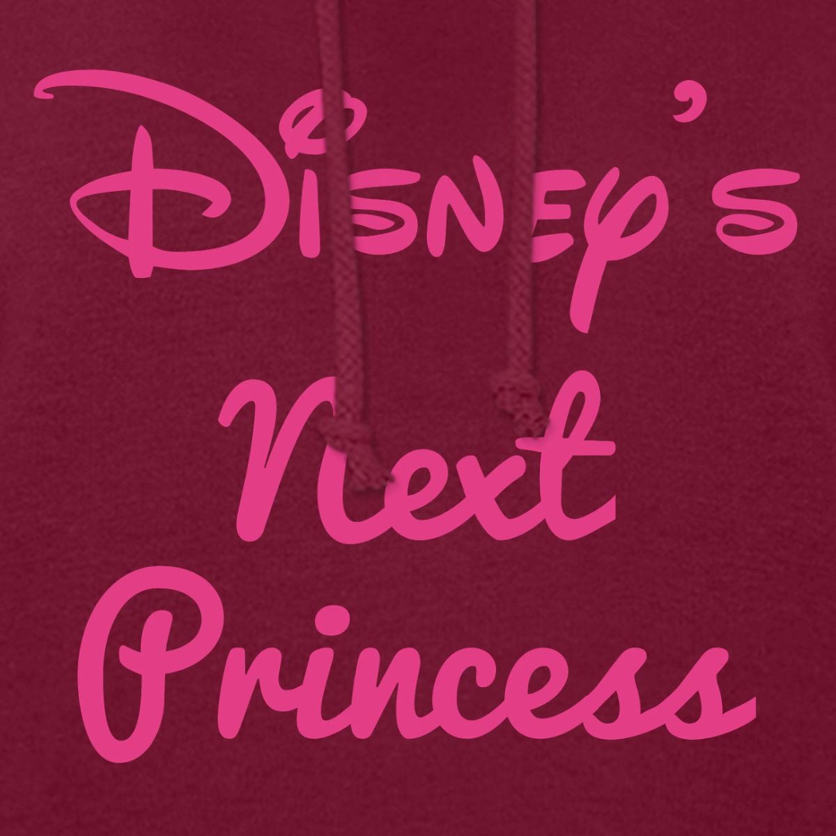 Spreadshirt Hoodie Disney Prinzessinen Disneys Next Princess Damen Hoodie (1-tlg)