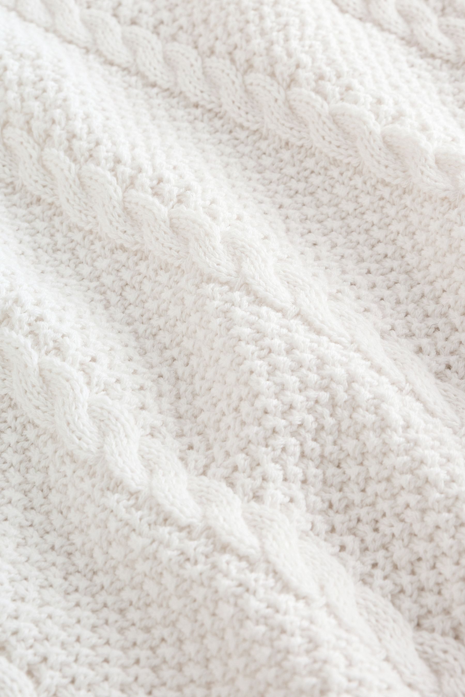 LAURA ASHLEY Strickjacke Laura Ashley Archive Strickjacke mit Zopfmuster (1-tlg) – Bild 5 von 5