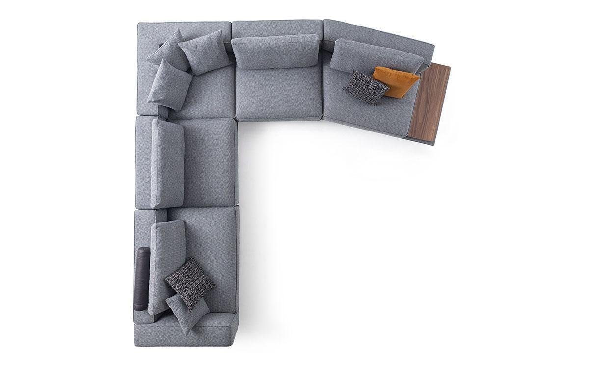 Sitz Wohnlandschaft Ecksofa Europe Made Couch Möbel, In L-Form Sofa Polster JVmoebel Luxus Ecksofa