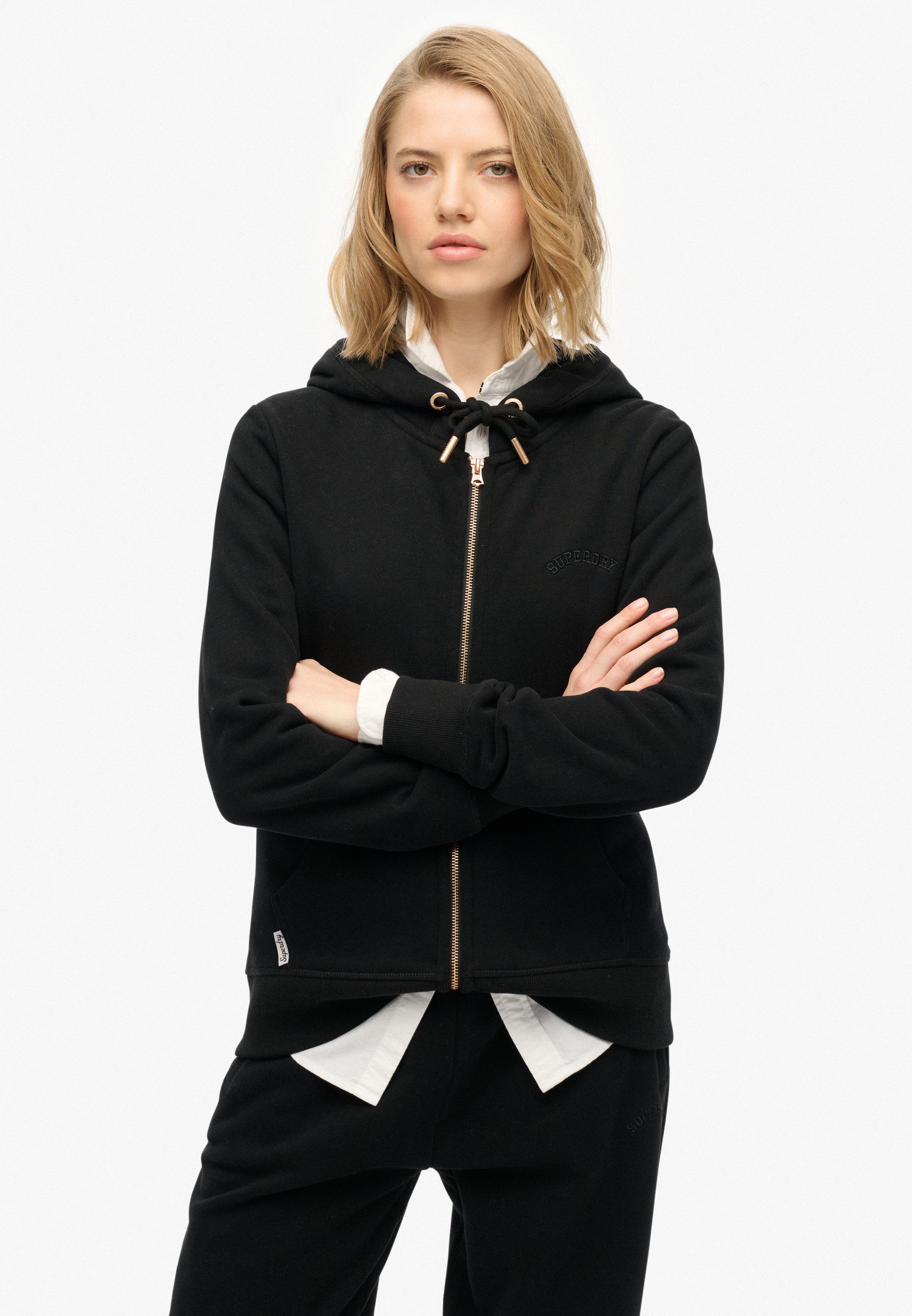 Superdry Kapuzensweatjacke ESSENTIAL LOGO ZIPHOOD HB günstig online kaufen
