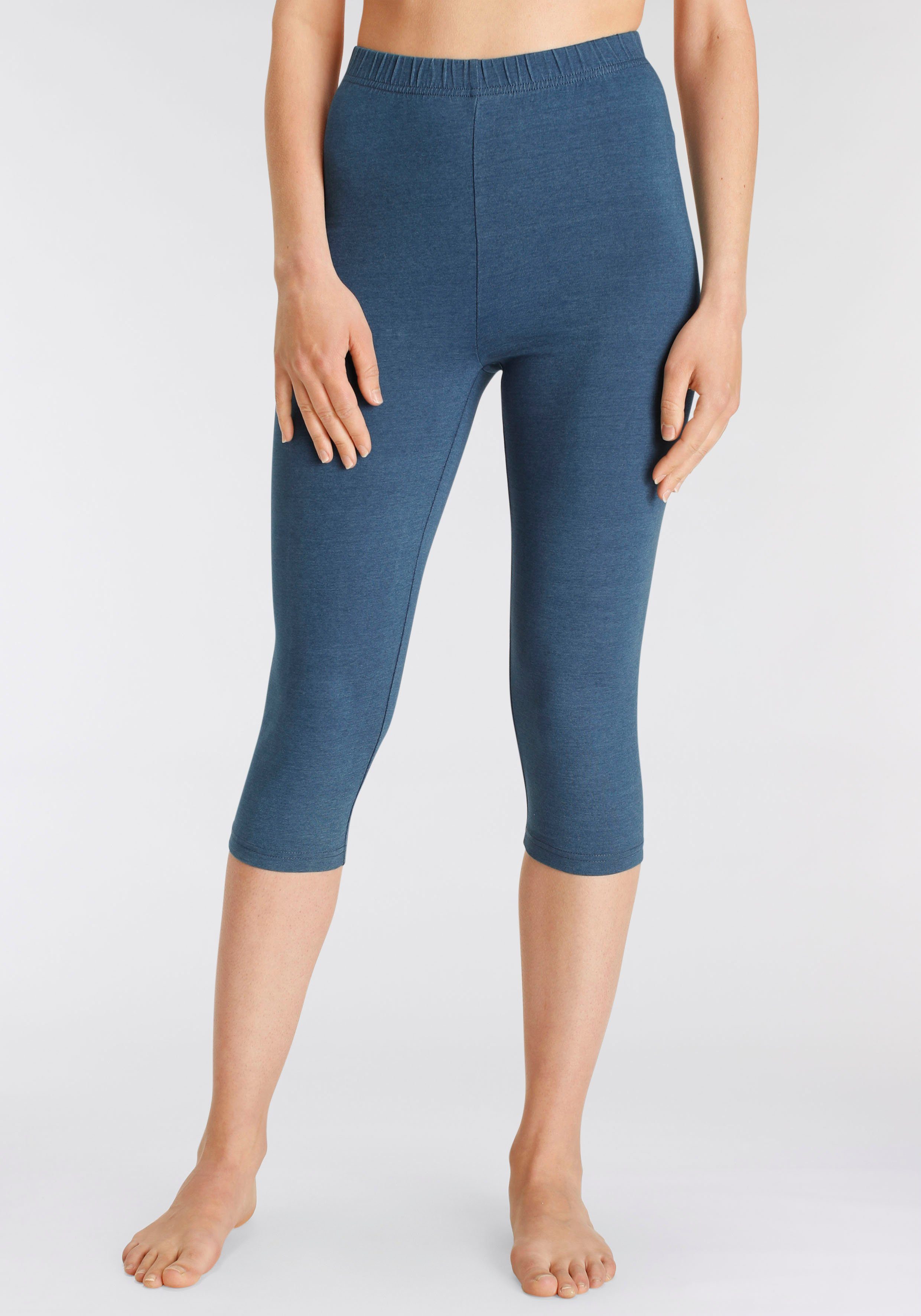 Vivance Active by Lascana Caprileggings (2er-Pack) mit Gummibund, Loungewear