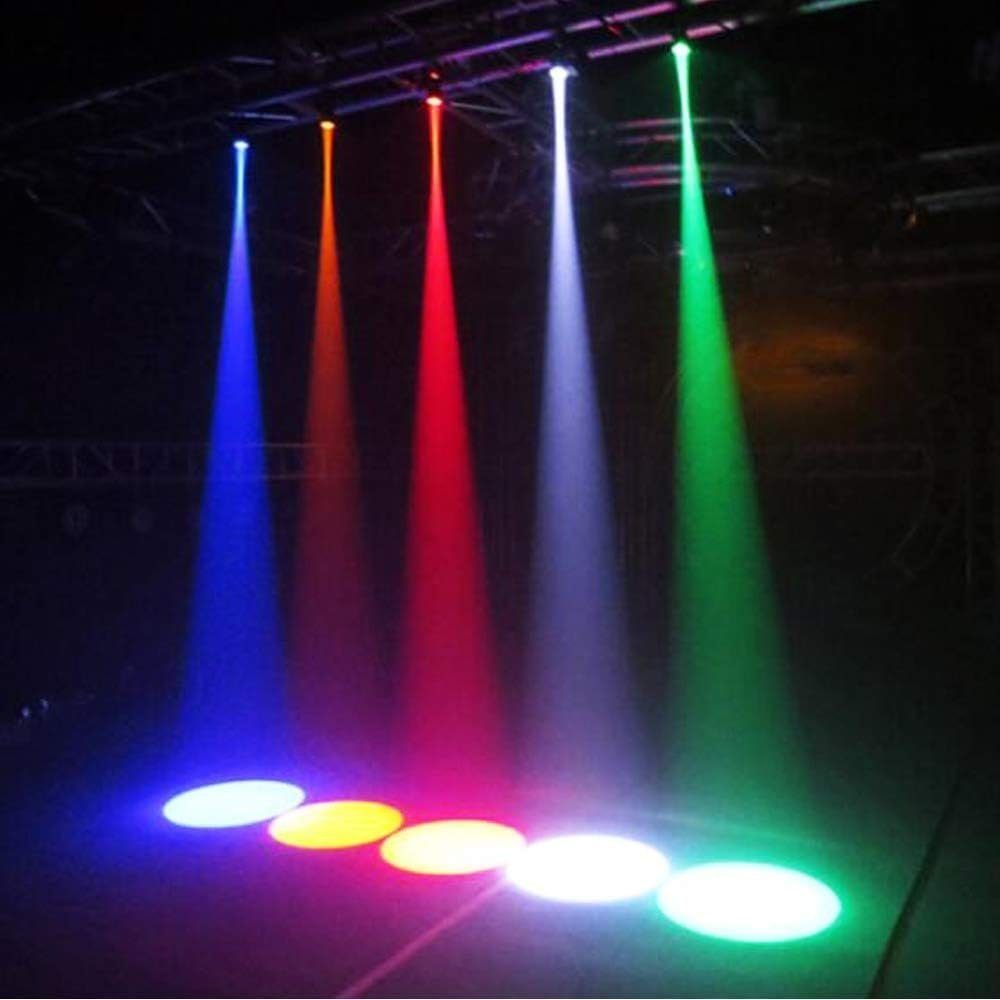 DOPWii Gartenstrahler LED Pinspot-Strahlen-Scheinwerfer,10W Punktstrahler,StadiumsLicht RGBW