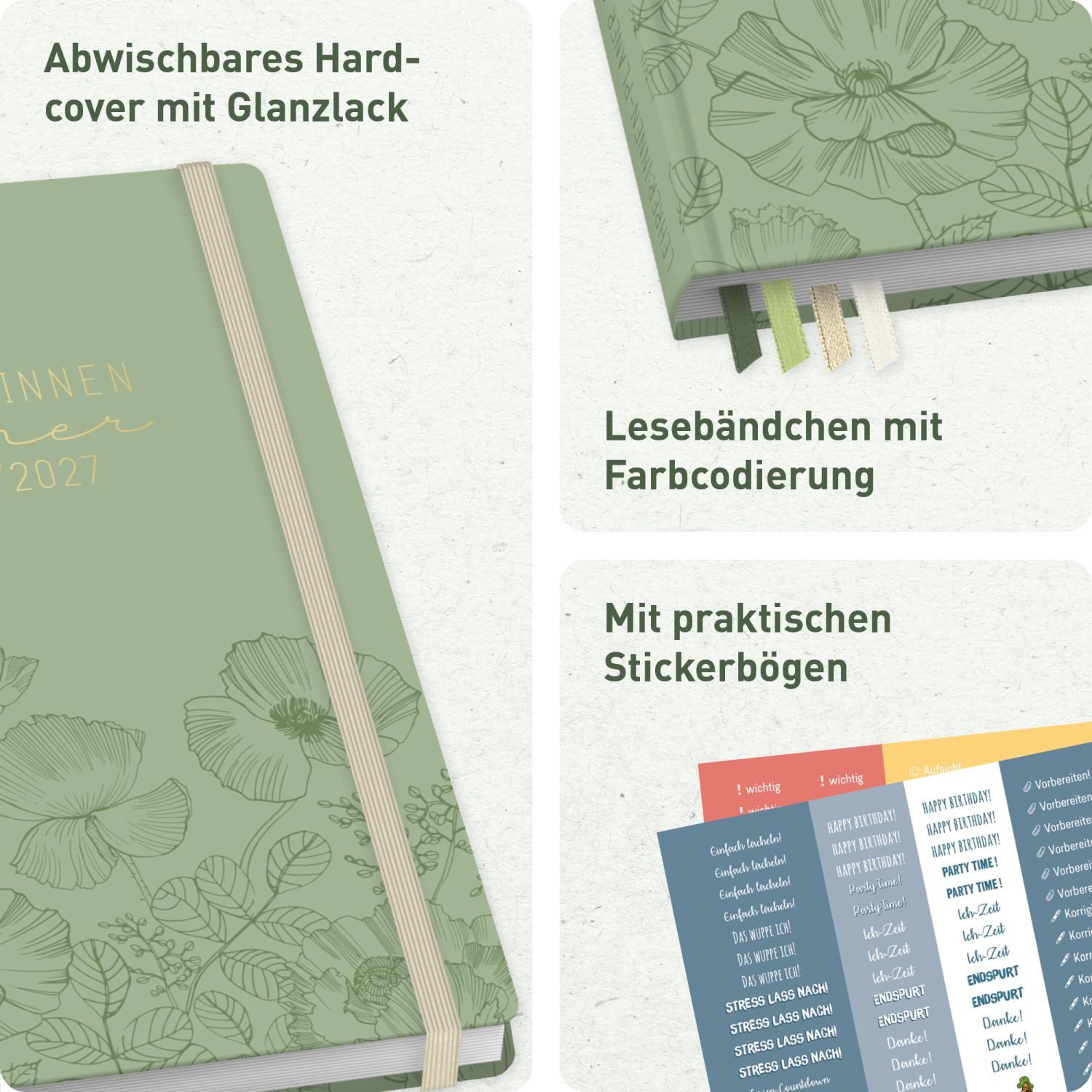 Häfft Lehrerkalender Lehrer-Planer 2026/2027 / A5+