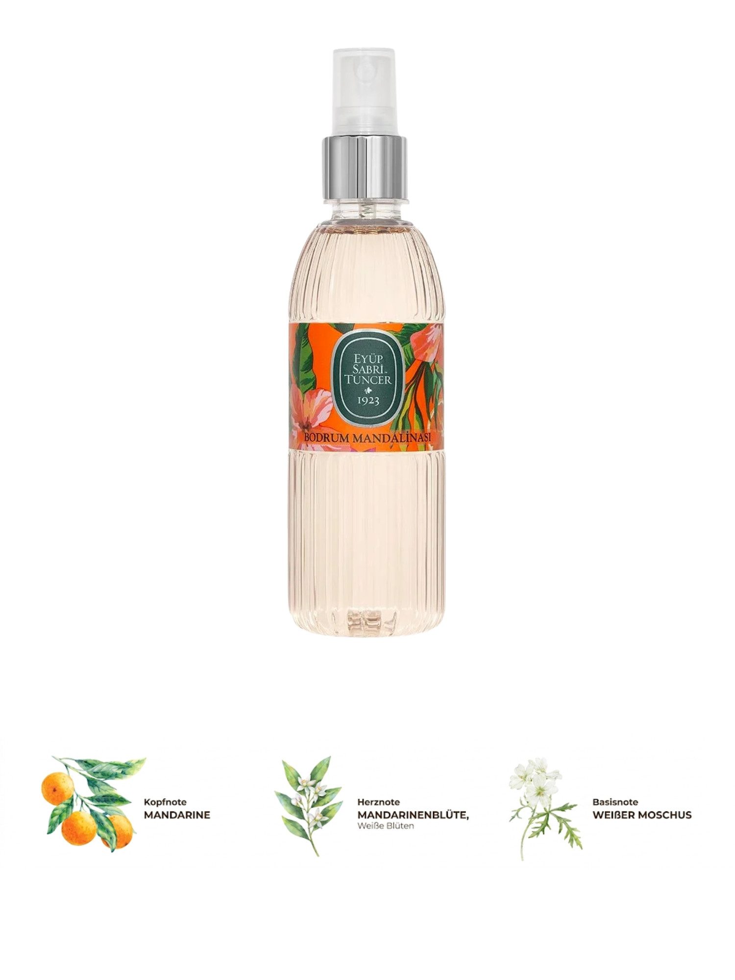 EYÜP SABRI TUNCER Eau de Cologne Erfrischendes Kölnisch Wasser Duftwasser, 150ml Spray & 400ml Vorrat, Große Duftvielfalt: Von frischen Zitrusaromen bis zu exotischen Blüten