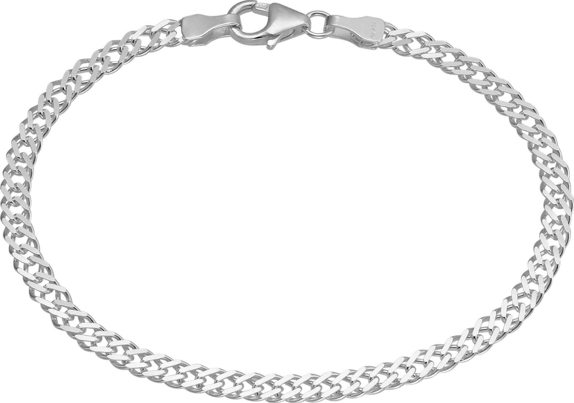 SilberDream Silberarmband SilberDream Armschmuck 18,5cm Armband (Armband), Damen, Herren Armband ca. 18,5cm, 925 Sterling Silber, Farbe: silber