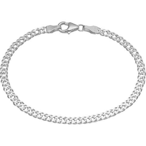 SilberDream Silberarmband SilberDream Armschmuck 18,5cm Armband (Armband), Damen, Herren Armband ca. 18,5cm, 925 Sterling Silber, Farbe: silber