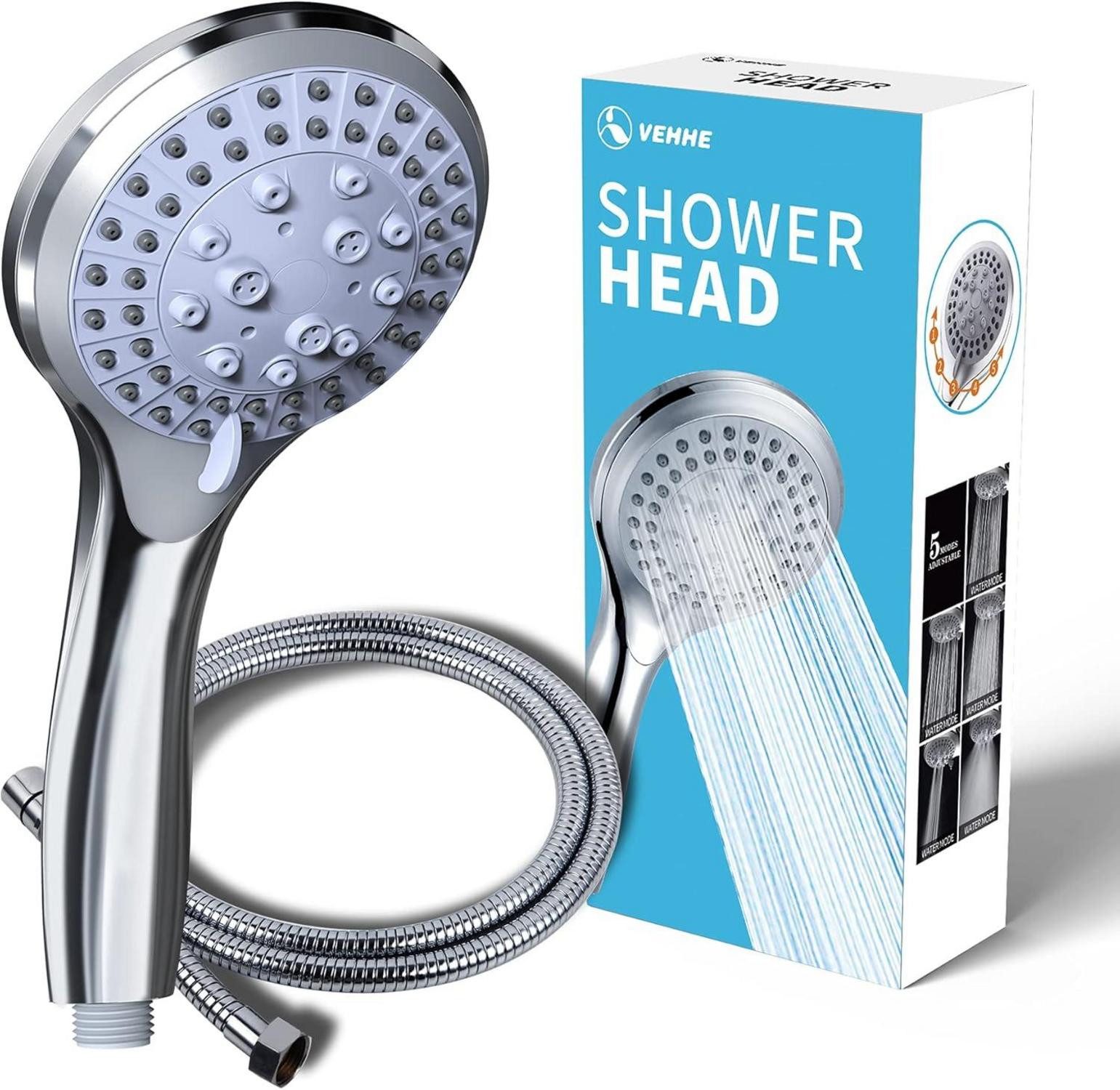 LuxusKollektion Badaccessoire-Set Duschkopf 5 Strahlarten mit günstig online kaufen
