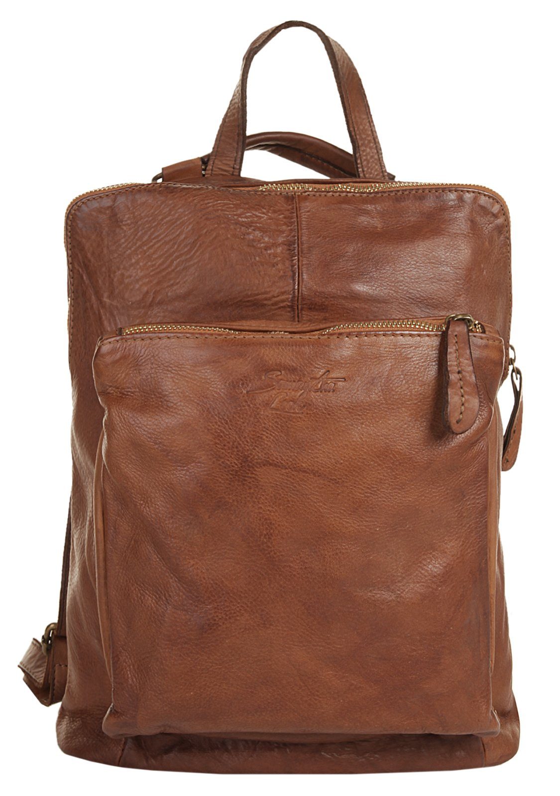 Samantha Look Cityrucksack, echt Leder, Made in Italy günstig online kaufen