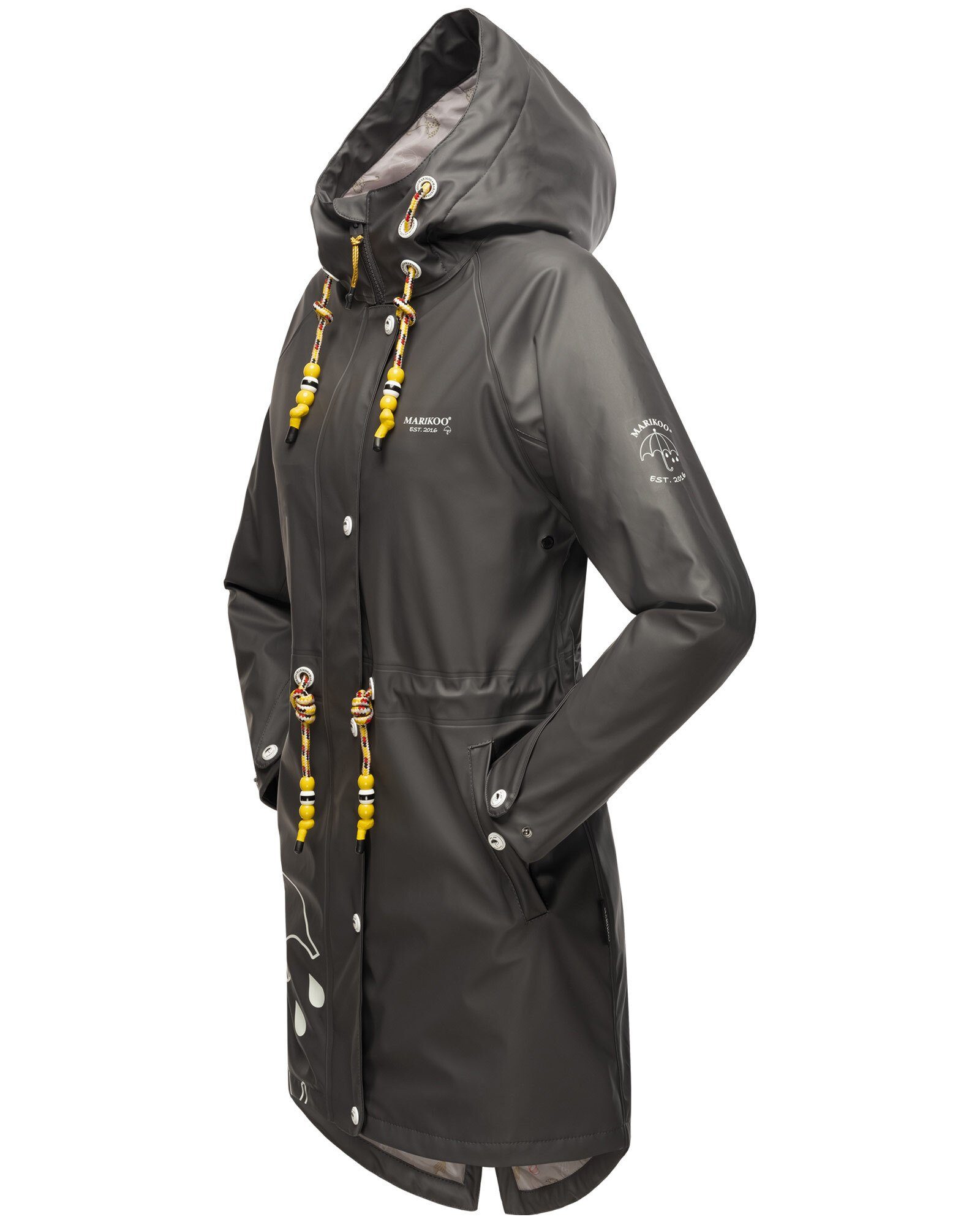 Marikoo Outdoorjacke Dancing Umbrella mit einer großen Kapuze