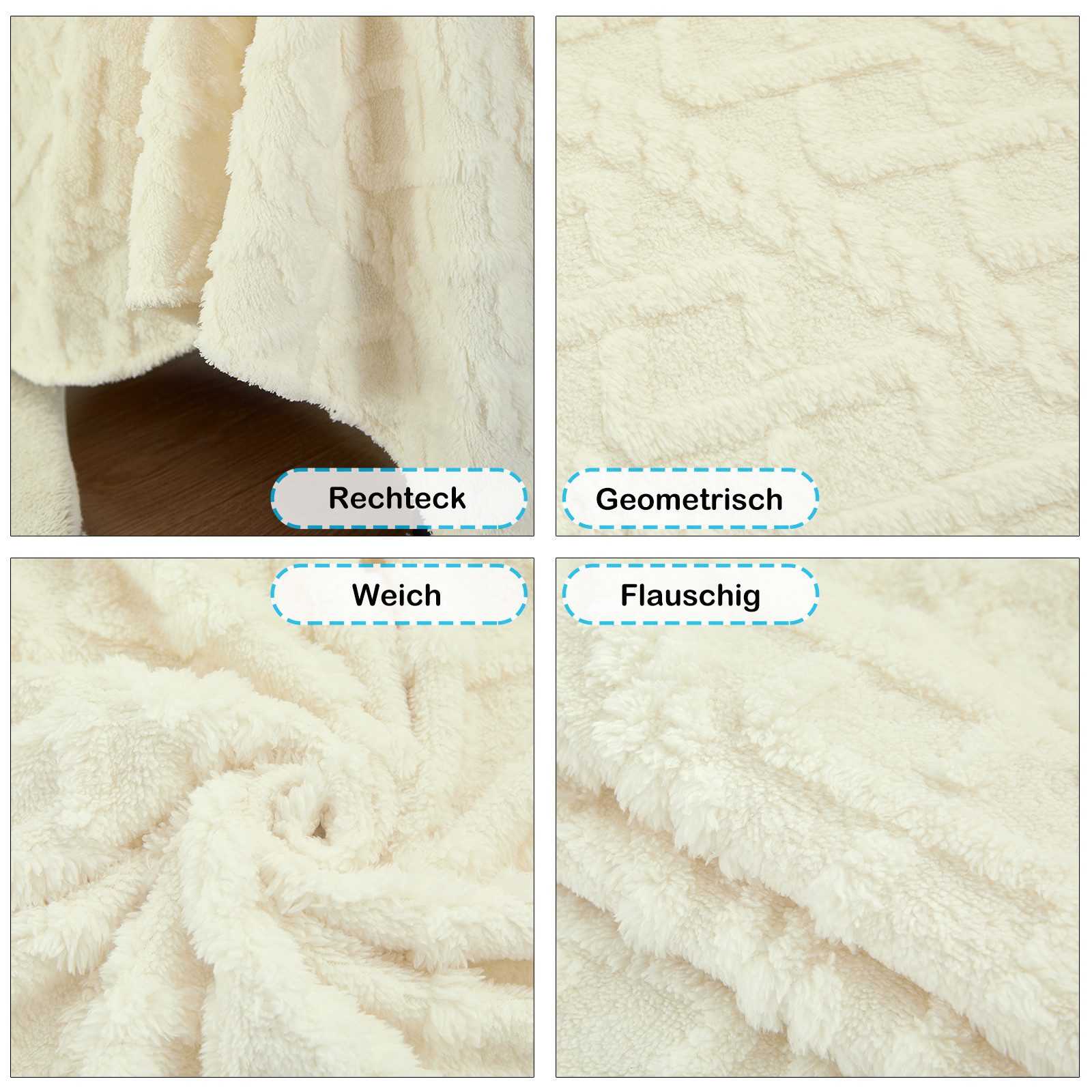 Rosnek Sofaschoner Plüsch Sofa Überzug Sofabezug günstig online kaufen