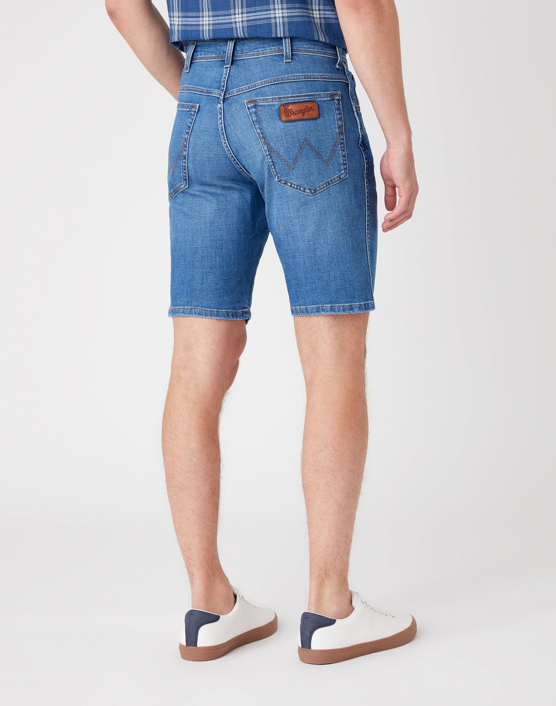 Wrangler 5-Pocket-Jeans WRANGLER lite SHORTS TEXAS blue W11CQ187W