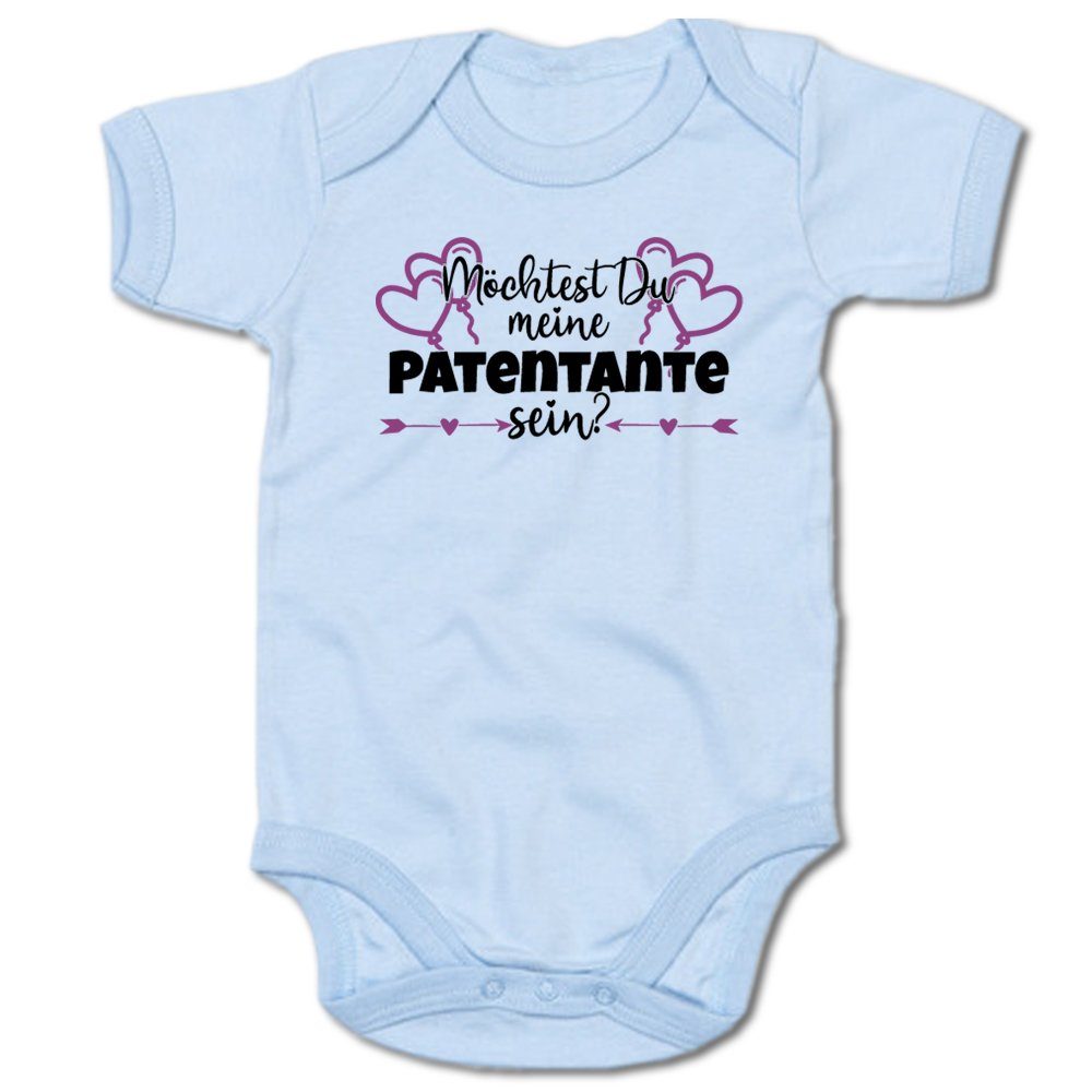 G-graphics Kurzarmbody Möchtest Du meine Patentante sein? Baby Body mit Spruch / Motiv / Aufdruck • für/von Tante & Onkel