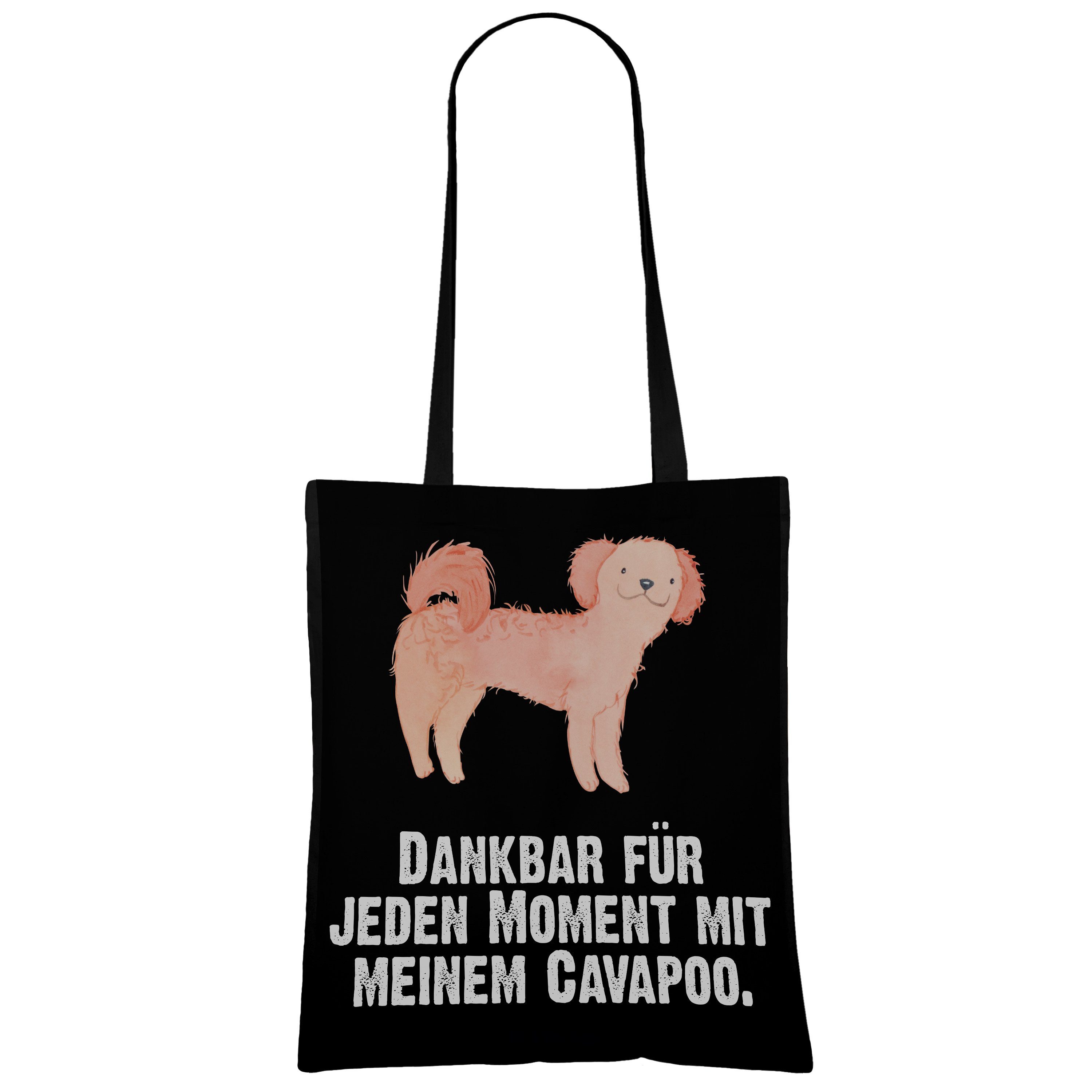 Schenken, Cavapoo Panda Tierfreund, - & Mrs. Geschenk, (1-tlg) Tragetasche Cavoodle, Moment - Mr. Schwarz