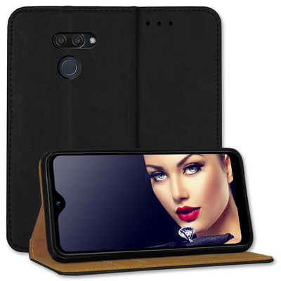 mtb more energy Smartphone-Hülle Bookstyle Business - Farbe schwarz, für: LG K50 (6.26)