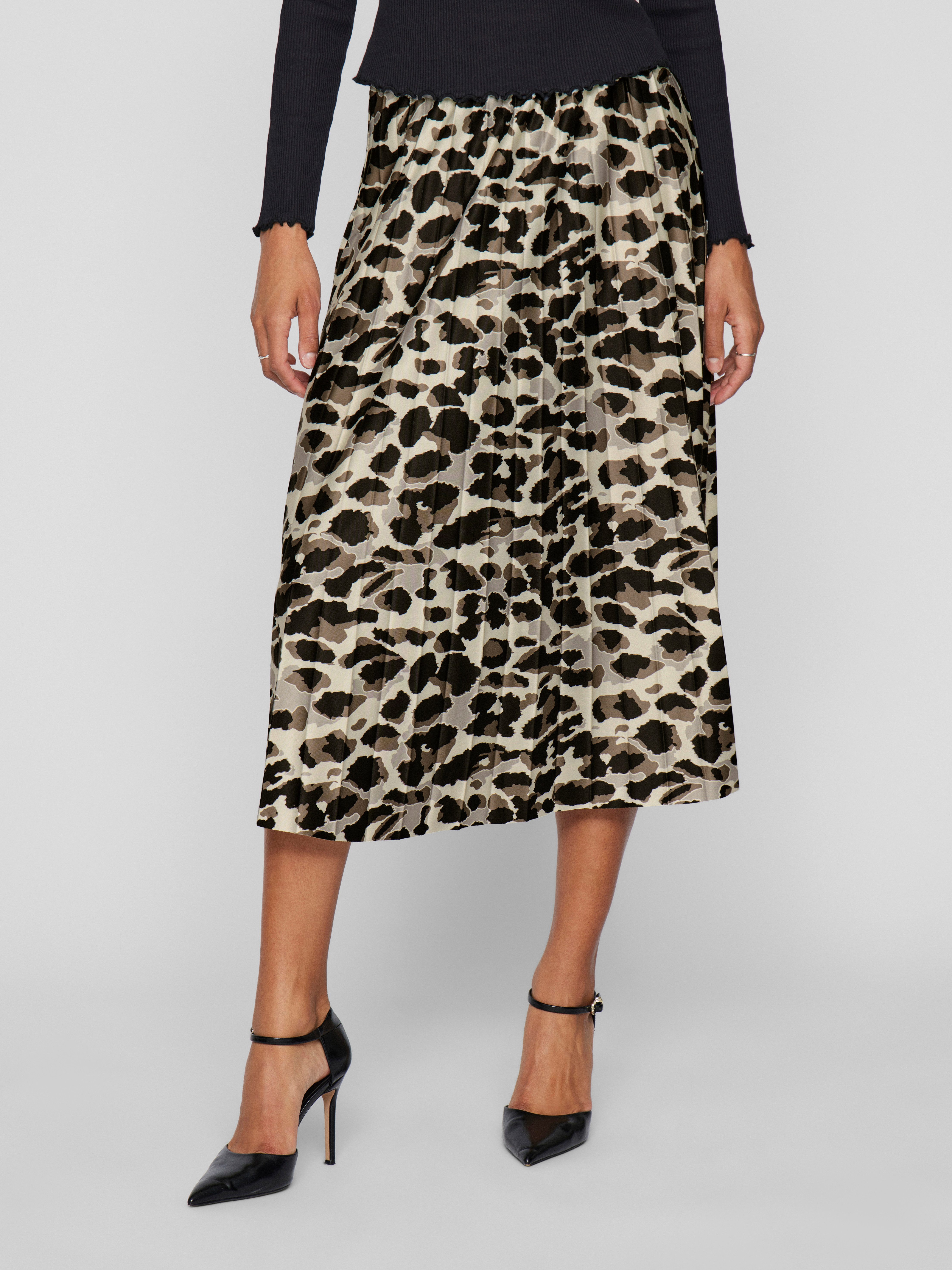 Vila Plisseerock VINITBAN PRINT SKIRT - günstig online kaufen