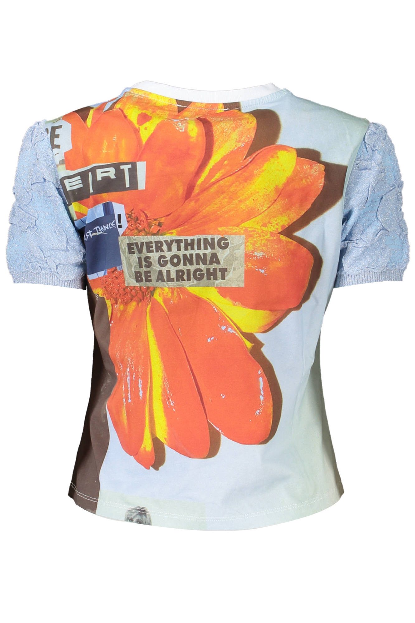 Desigual T-Shirt Damen Kurzarm T-Shirt Blau günstig online kaufen
