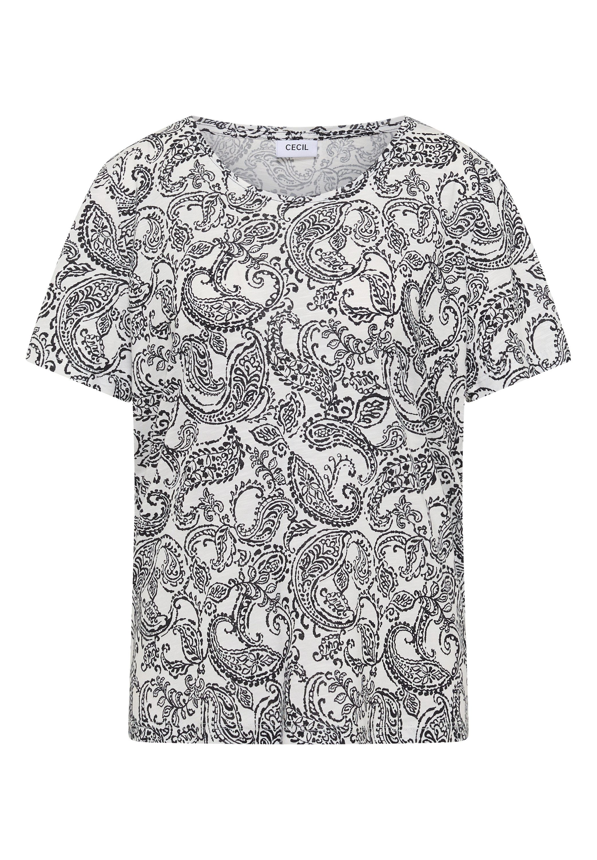 CECIL T-Shirt bestehend aus einem Materialmix – Bild 4 von 5