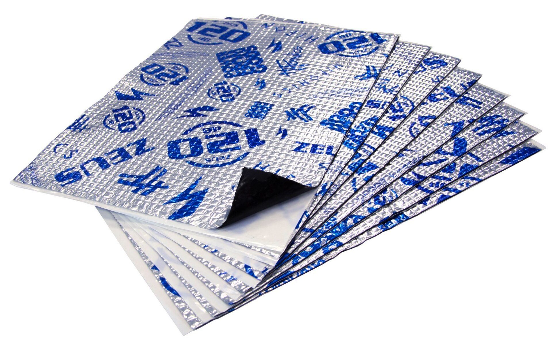 Hifonics Dämmplatte 120dB 1,48m² AluButyl 1,8 mm dick und selbstklebend