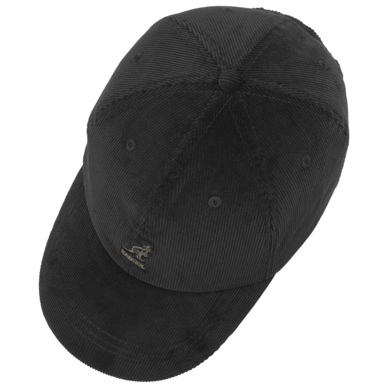 Kangol Baseball (1-St) Cap schwarz Cordcap Metallschnalle
