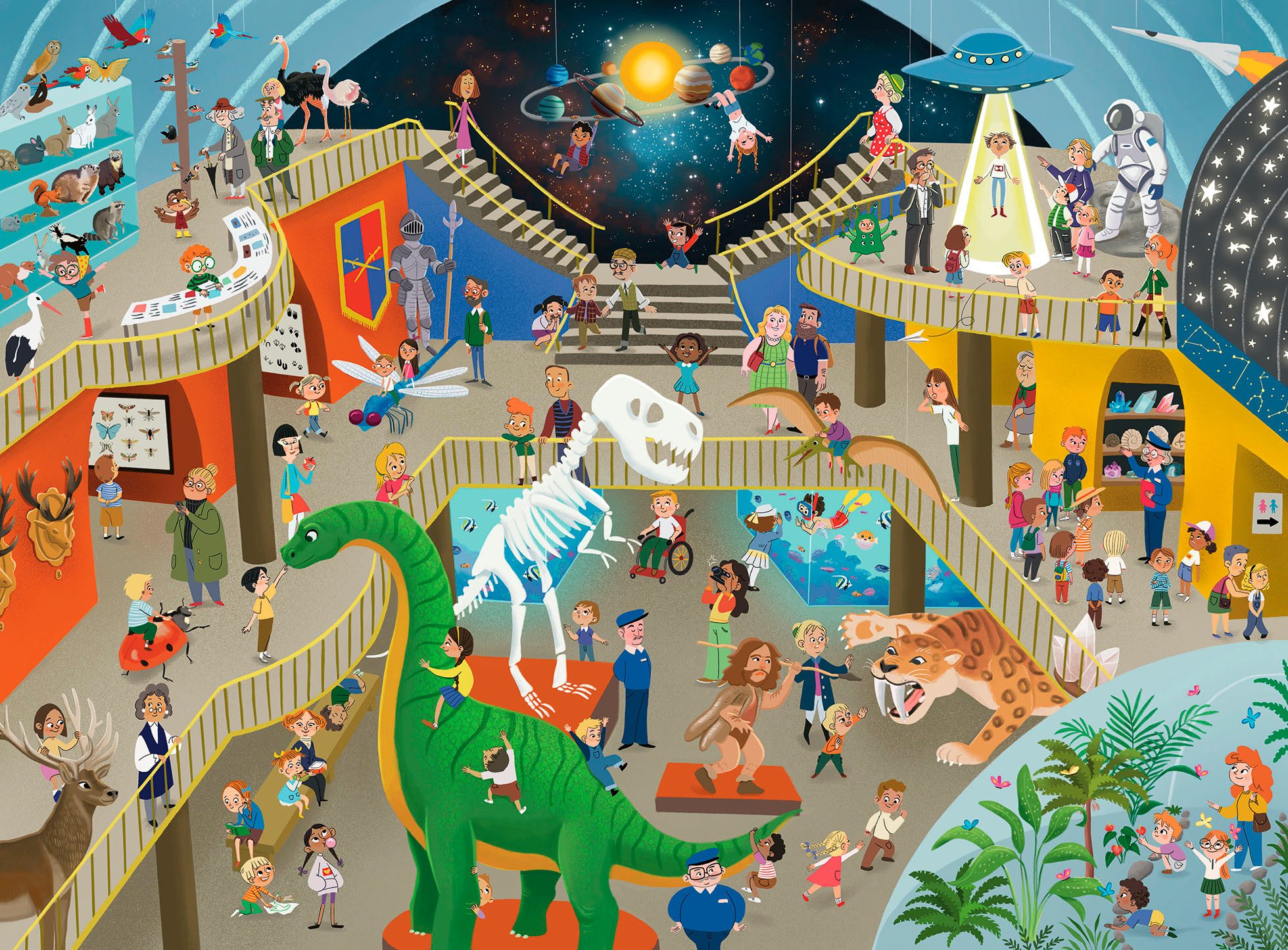 Ravensburger Puzzle Im Naturkundemuseum, 200 Puzzleteile, Made in Germany günstig online kaufen