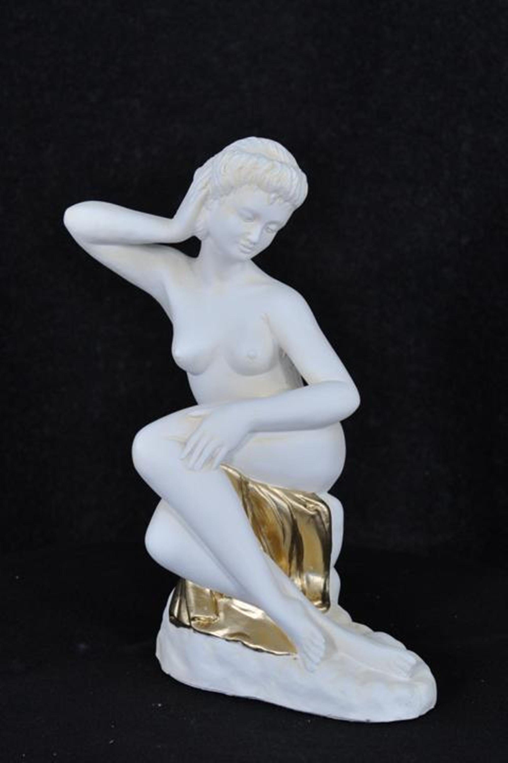 JVmoebel Skulptur Kleopatra Design Wohnzimmer Rom Statue Deko Skulptur Dekoration