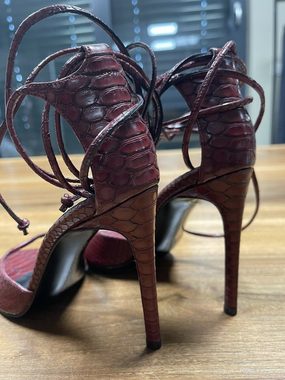 Stella McCartney Stella Mccartney Icon VEGAN Faux Ankle Tie Heels Sandals Pumps Schuhe Pumps