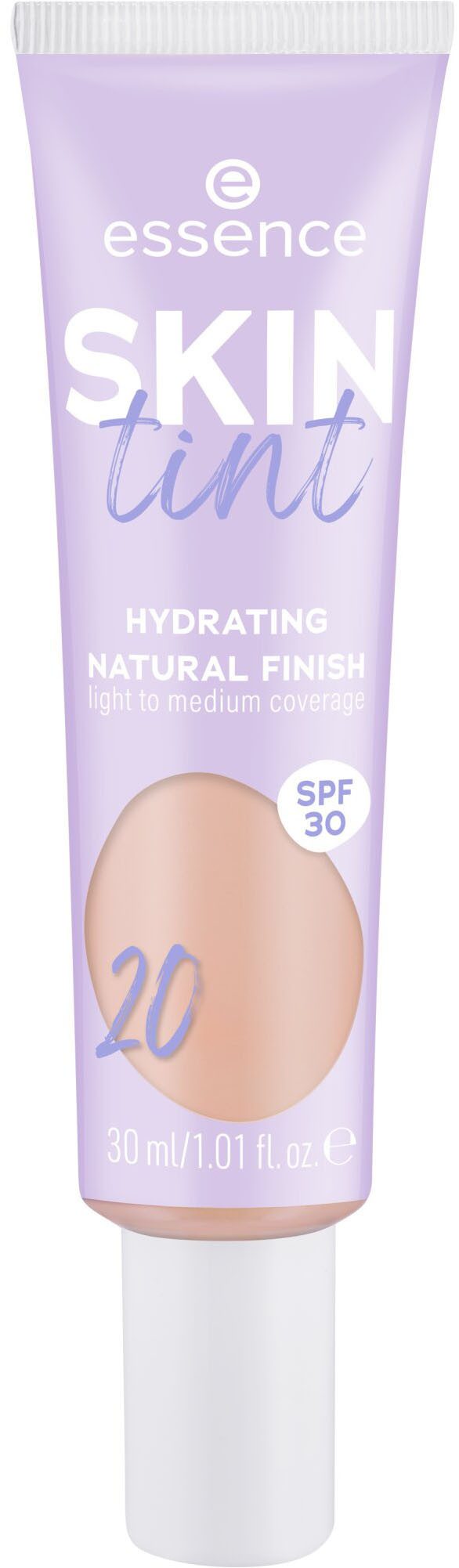 Essence Foundation SKIN tint, 3er Pack, mit veganen Inhaltsstoffen