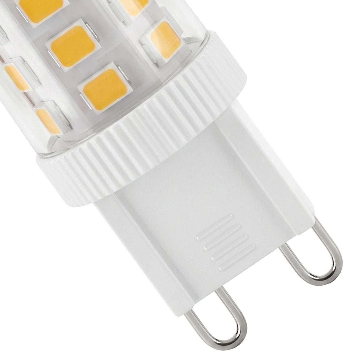 hofstein LED-Leuchtmittel 5er Set Glühbirne G9 Warmweiß nicht dimmbar 3,5 Watt, G9, 3000 Kelvin, 350 Lumen, Filament, G9, Klar – Bild 4 von 5