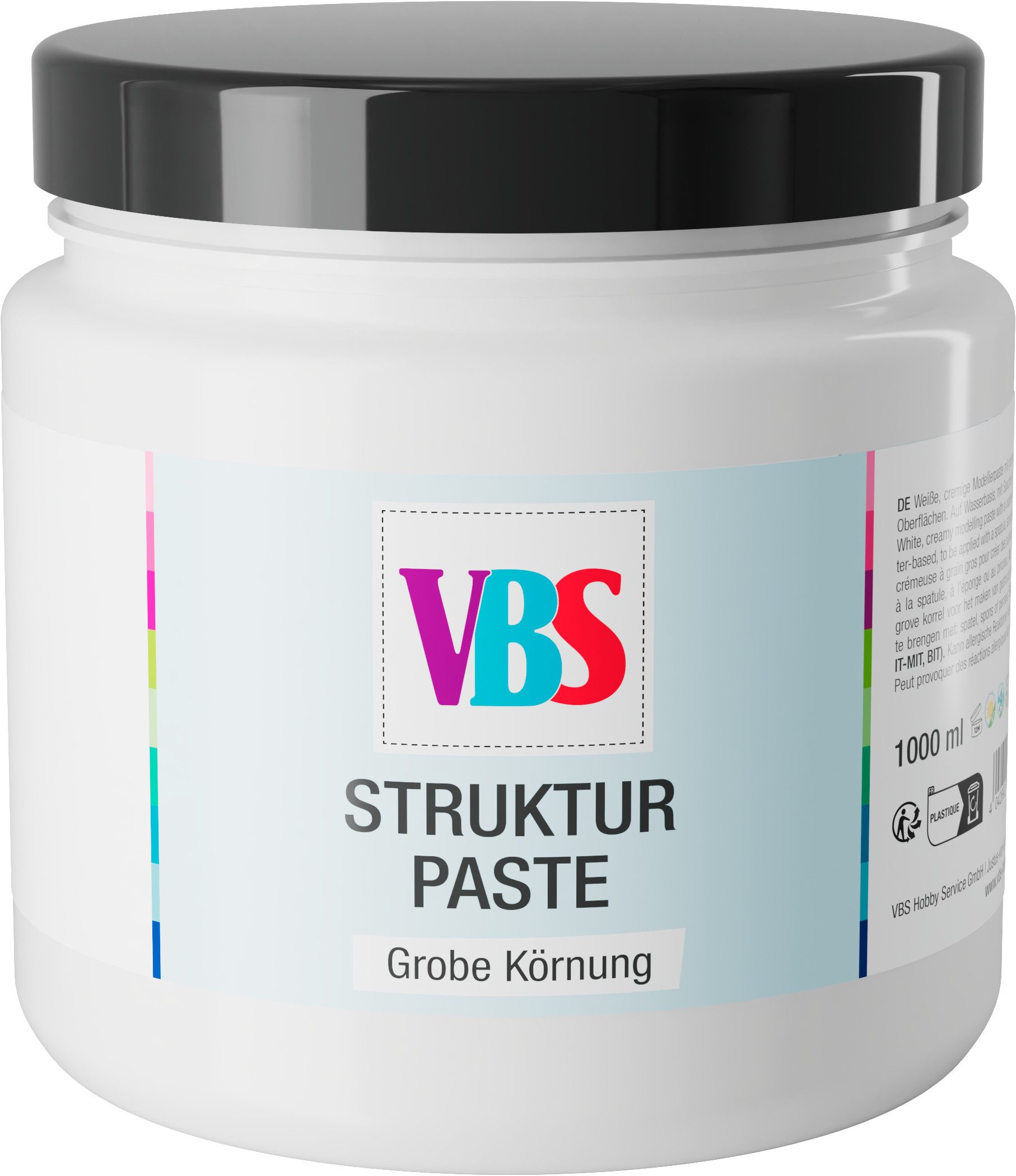 VBS Strukturpaste Grobe Körnung, weiß